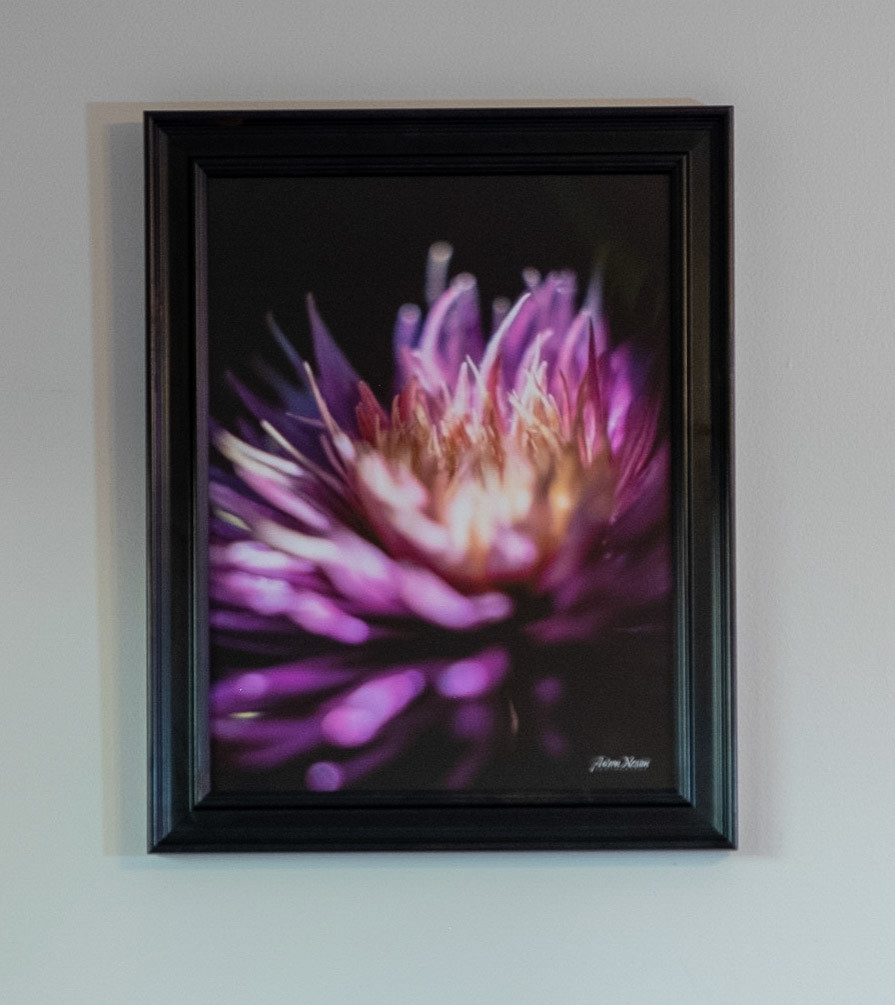 Clematis Flower 01 - Measures 14.75 x 18.5  Price: $275.00