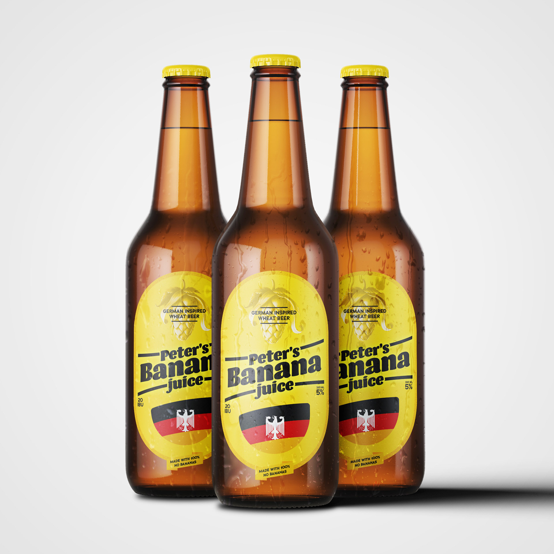 Design étiquette de bière locale et artisanale.