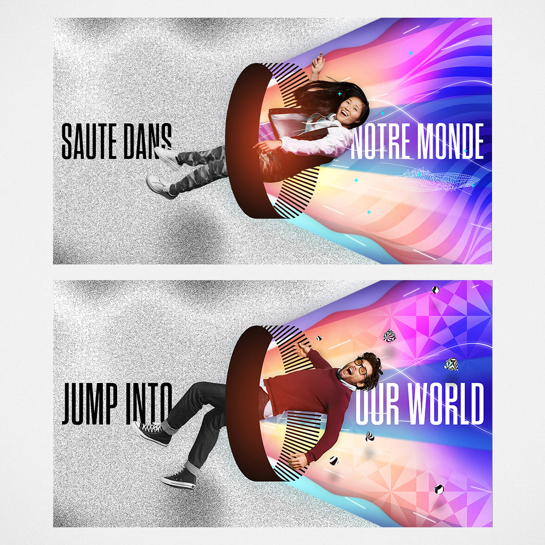 Campagne de recrutement — Jump into our world