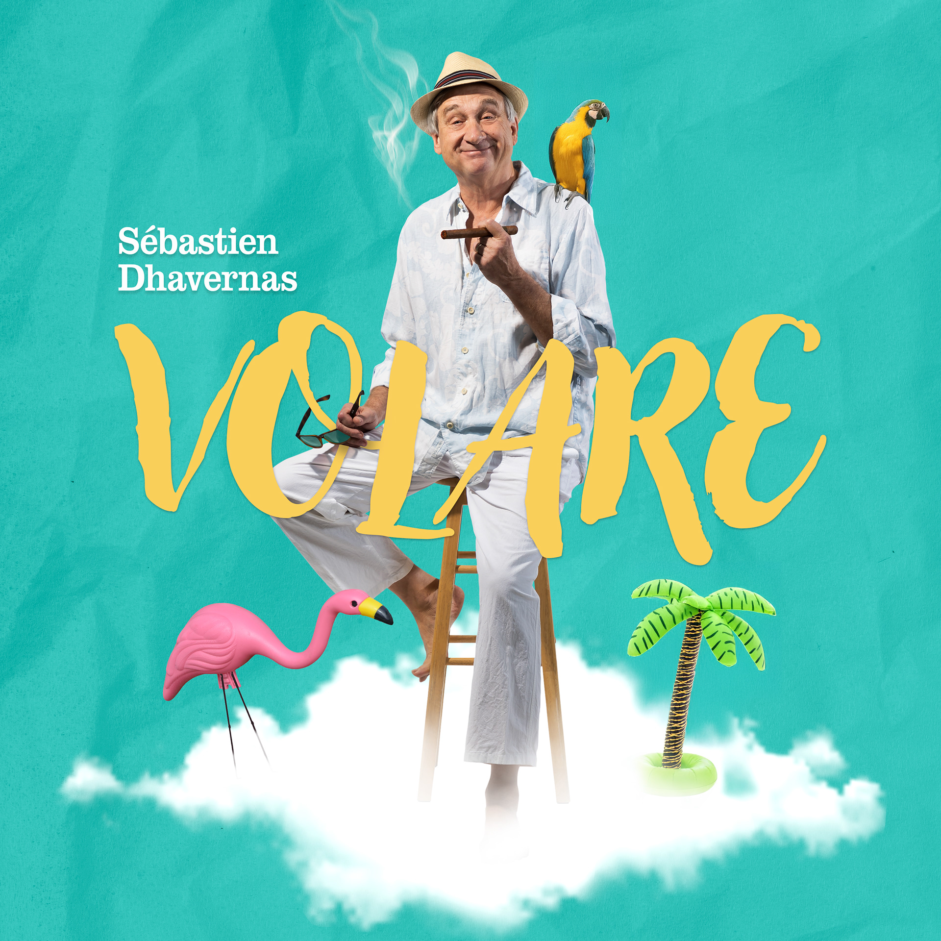 Création artistique du single « Volare » de Sébastien Dhavernas.