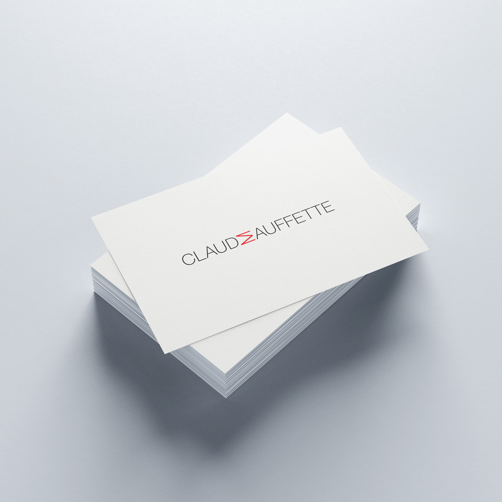 Identité visuelle pour Claude Mauffette — Designer industriel.