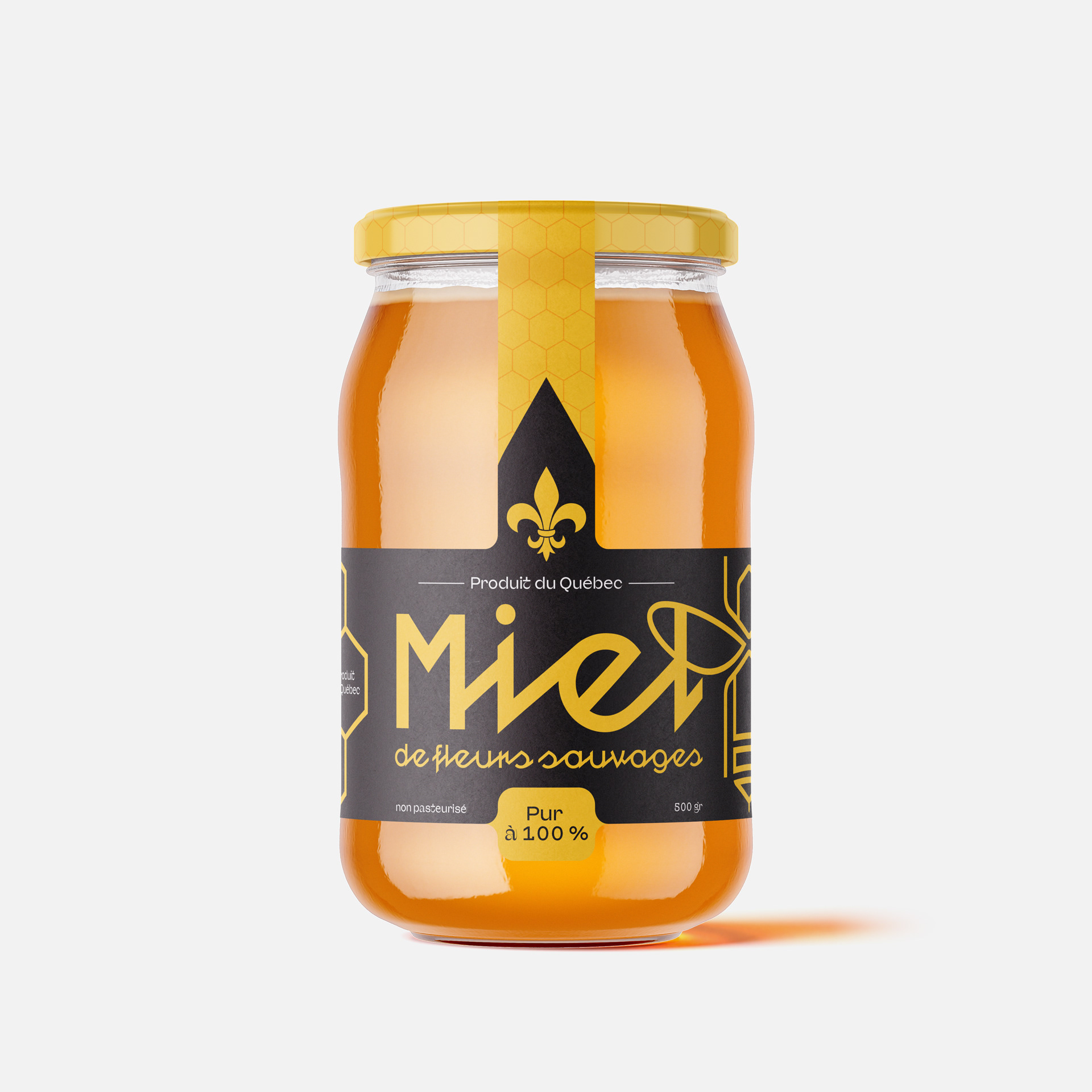 Design — Packaging Miel de fleurs Sauvages