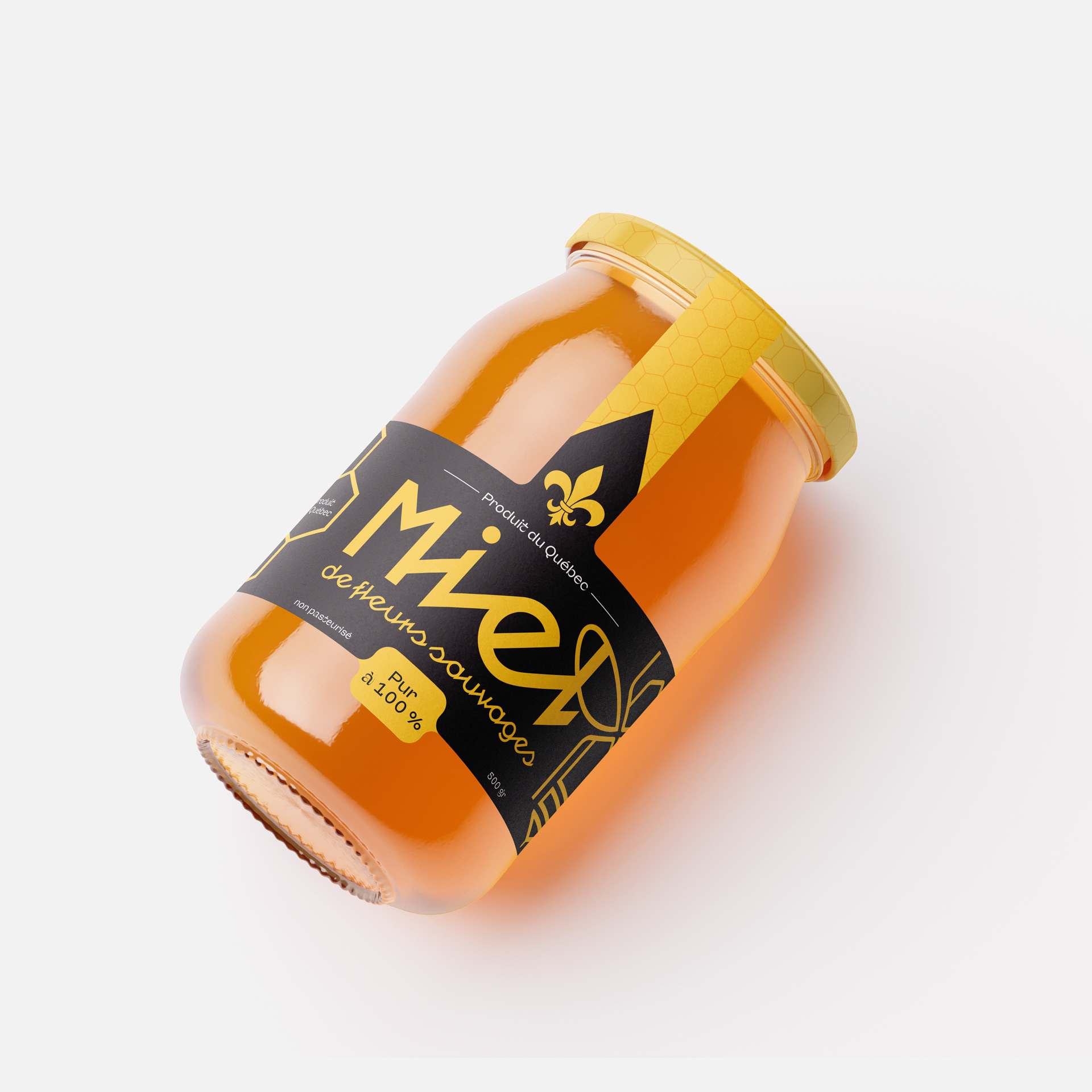 Design — Packaging Miel de fleurs Sauvages