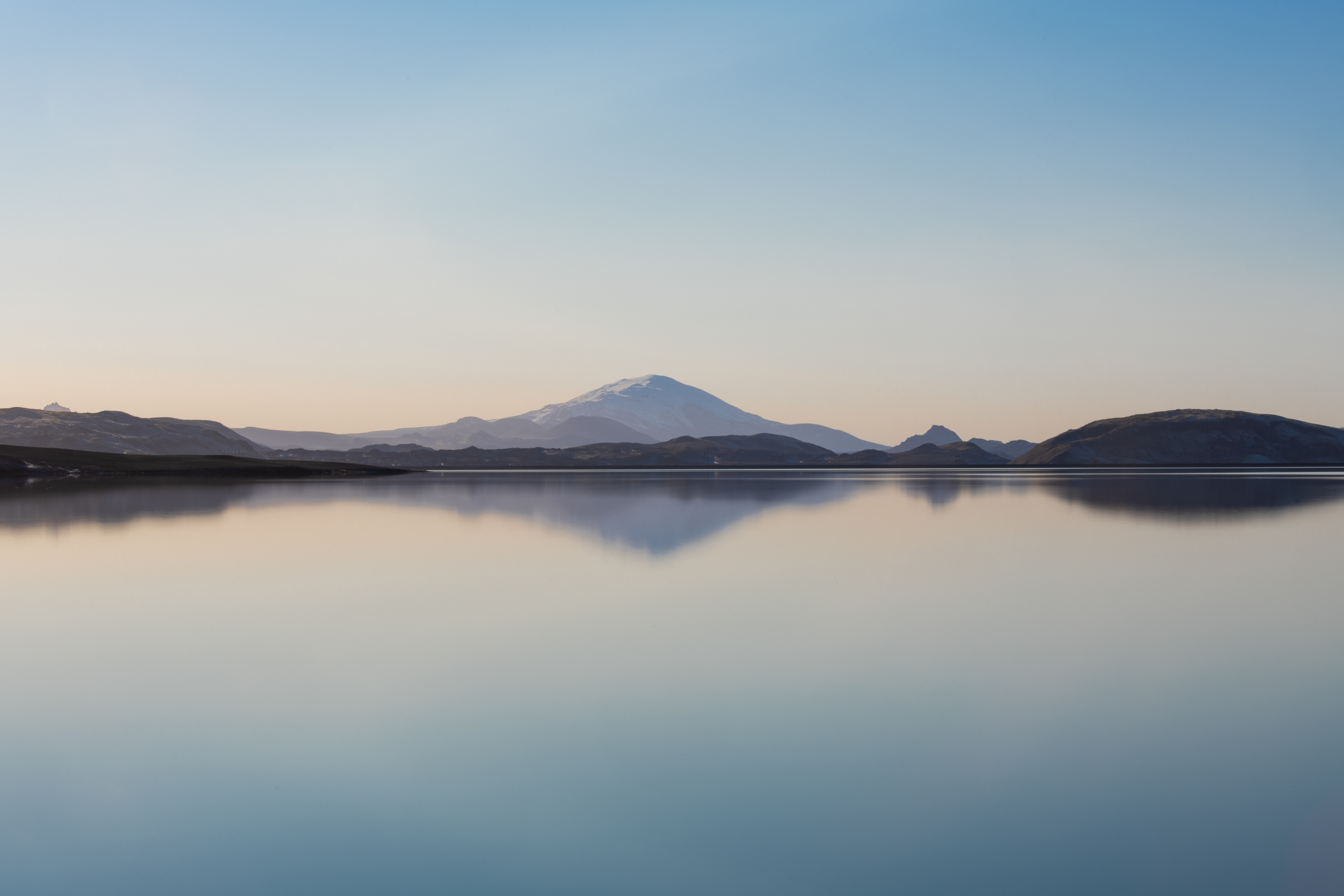 A view to Hekla from the north around Sigalda