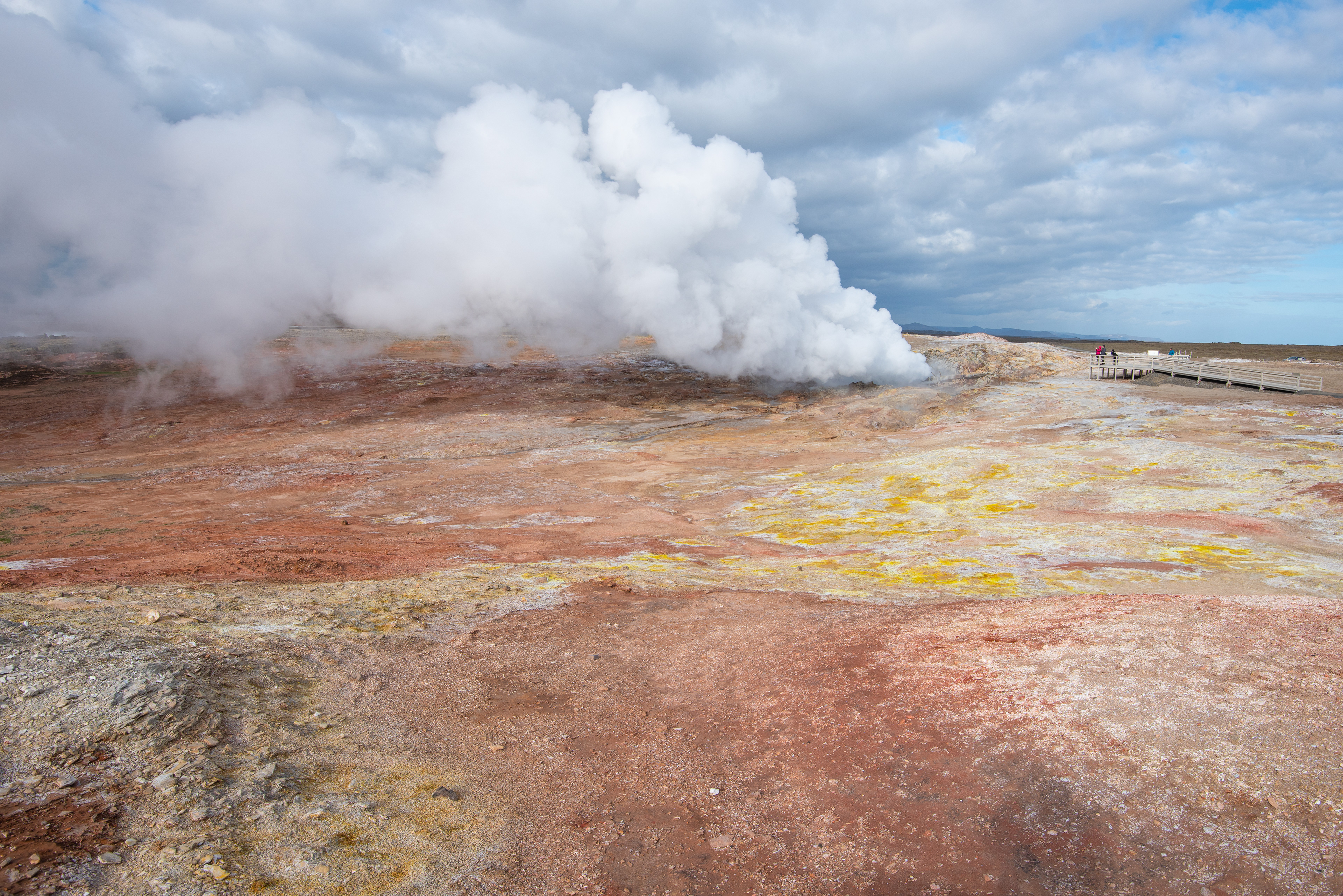 Gunnuhver hot spring Reykjanes Peninsula Iceland