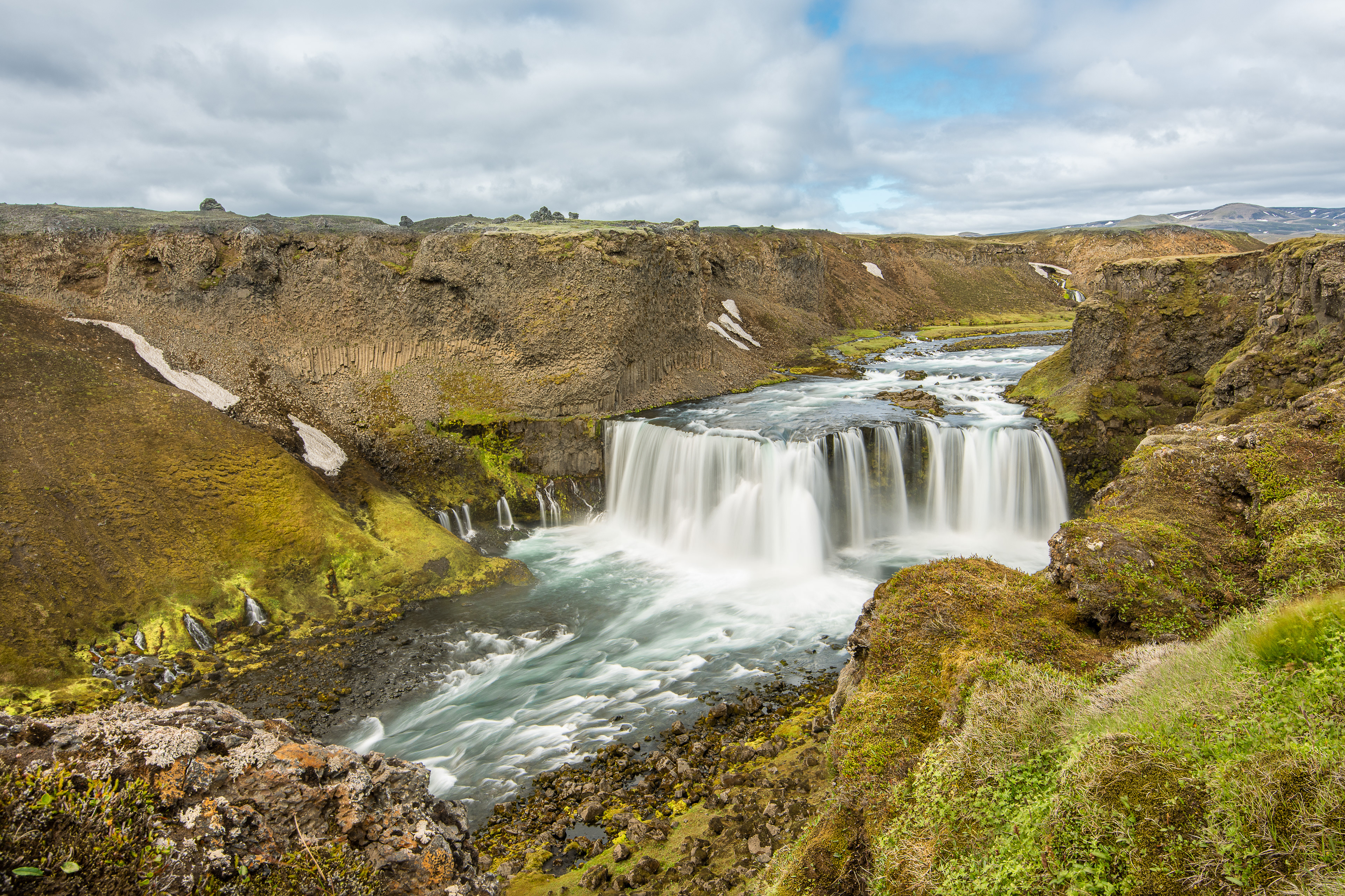 Axlarfoss waterfall at Syðri Fjallabak