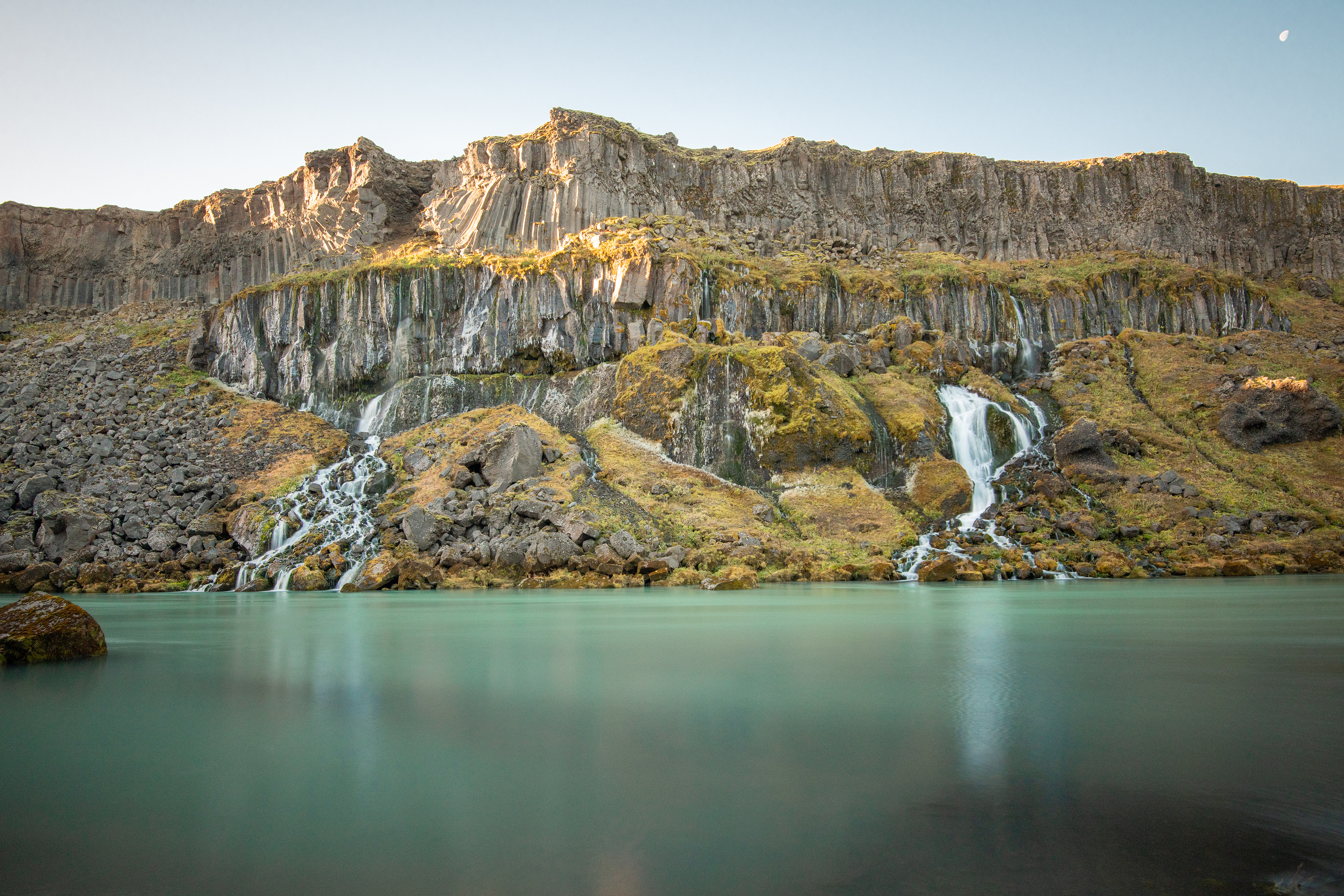 The view from the bottom of Sigöldugljúfur below the main viewing place