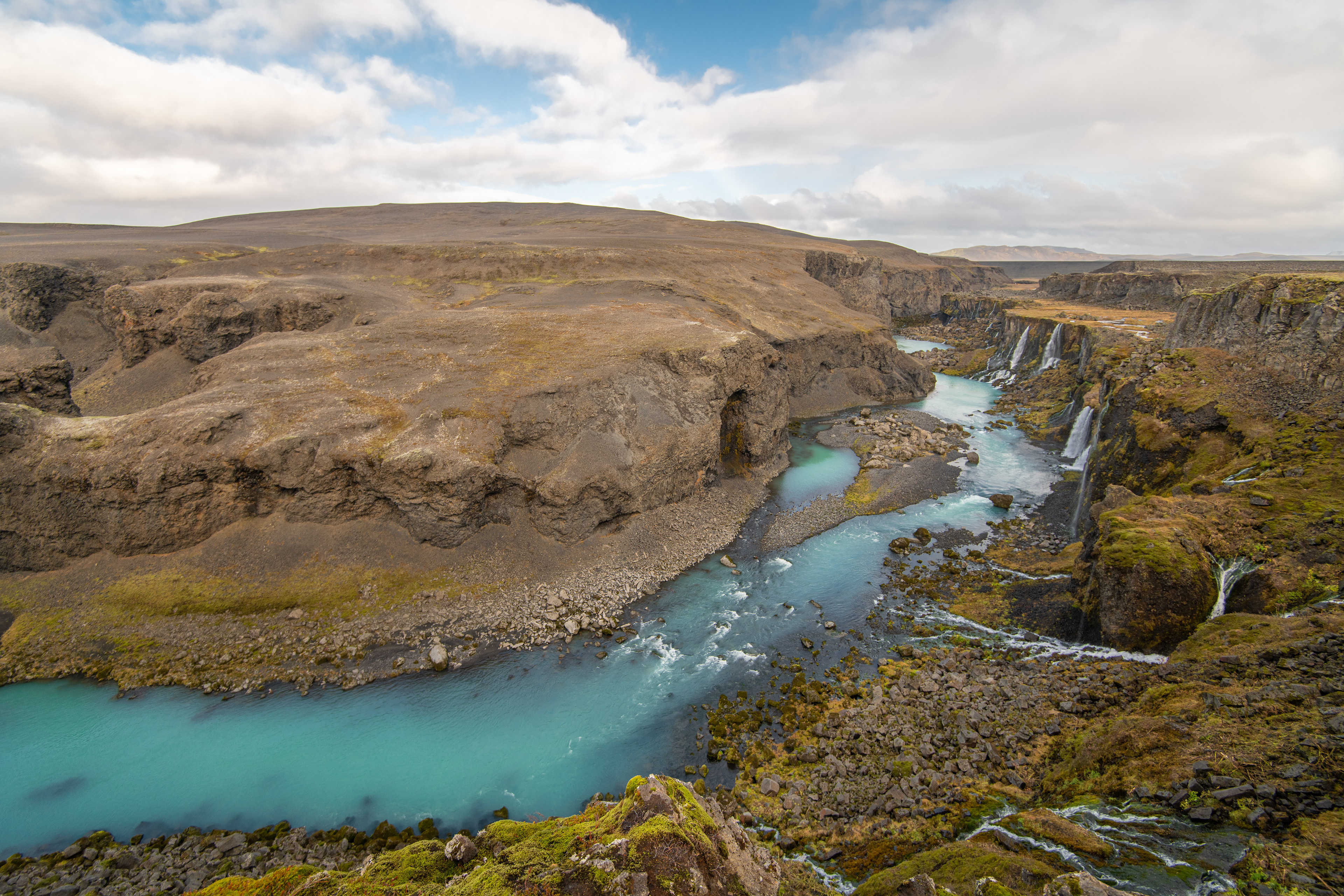 Sigöldugljúfur at Fjallabak in autumn
