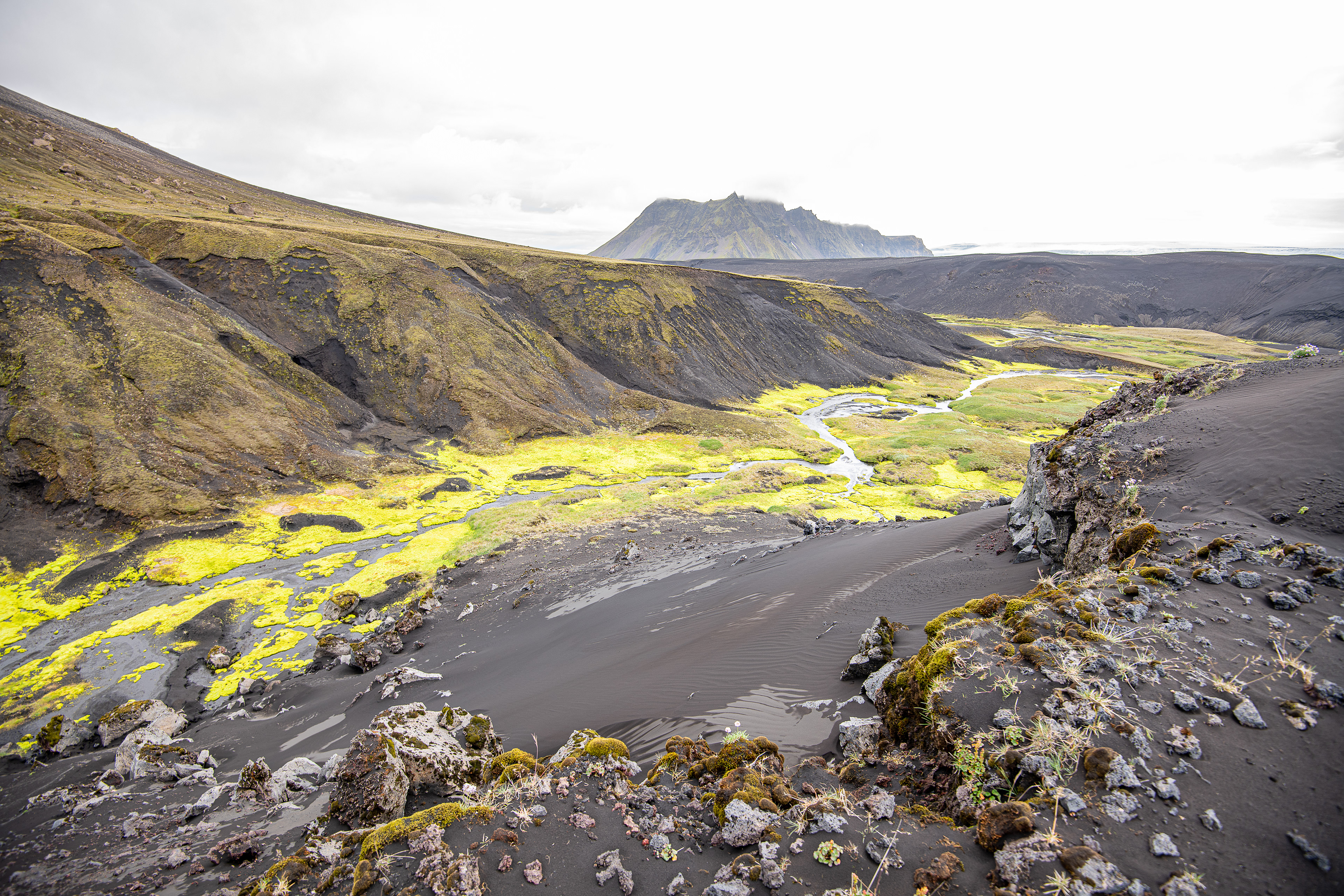 The excotic landscape at Fjallabak Syðri is an endless source for photography