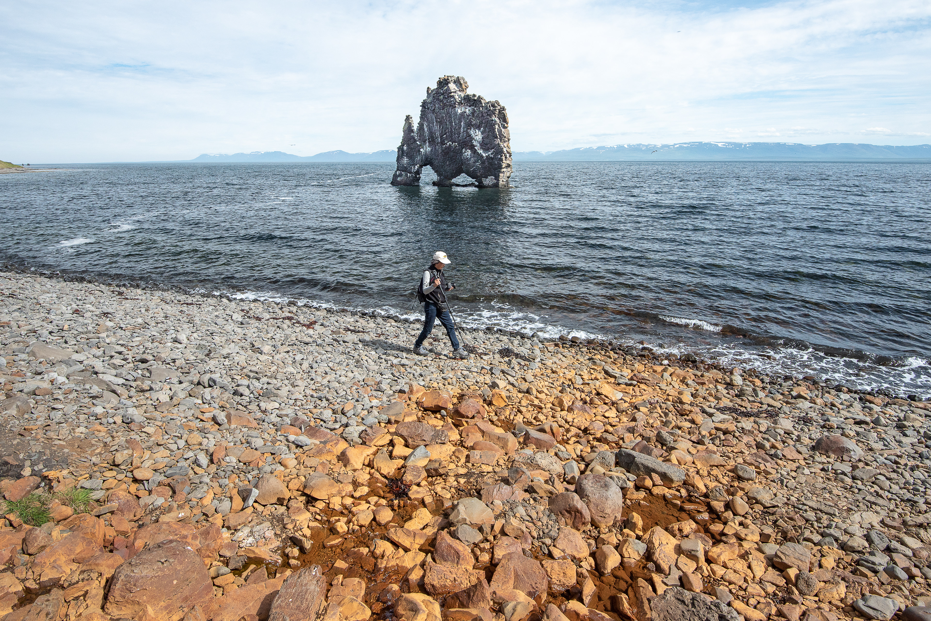 Hvítserkur when the tide is high