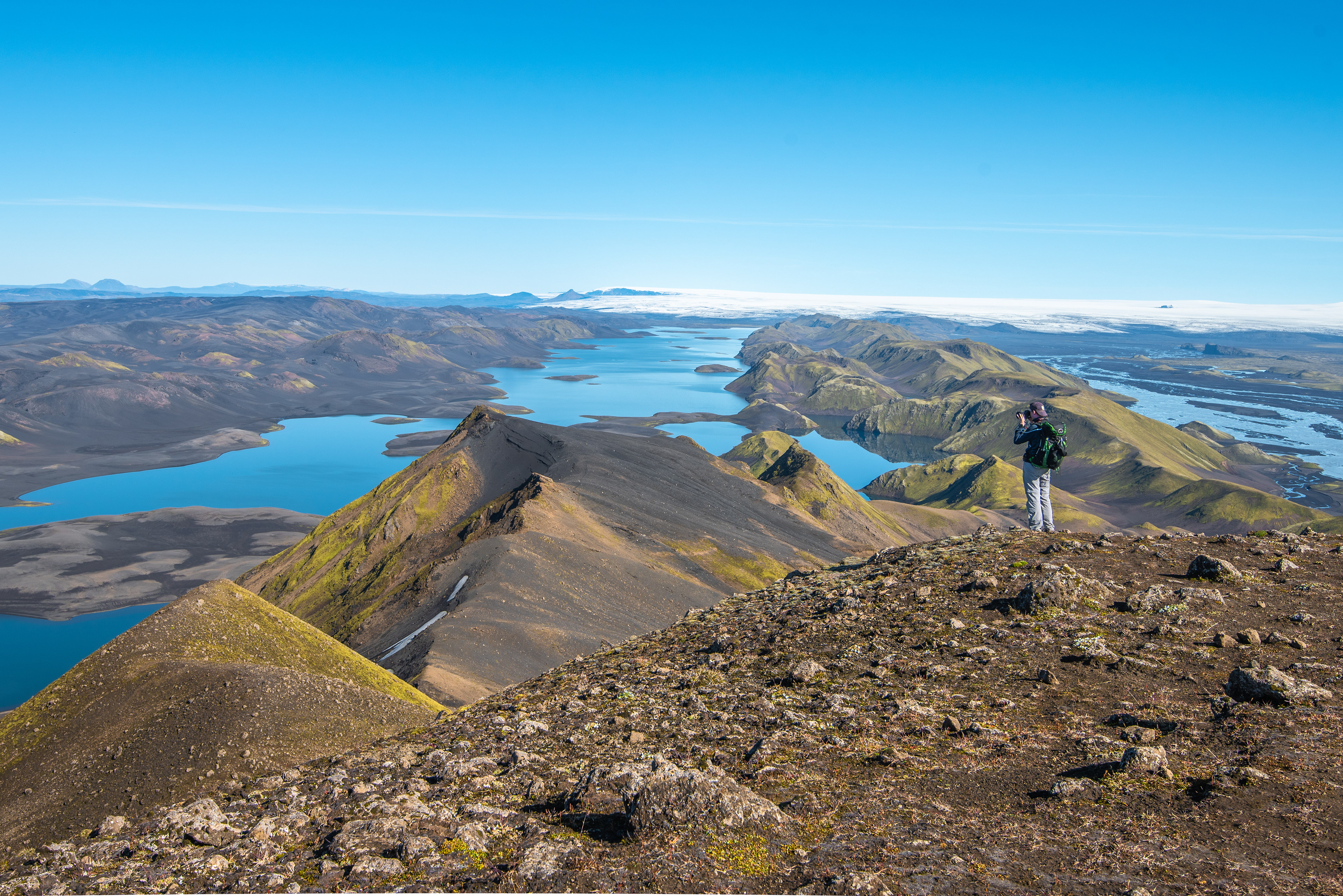 Langisjór lake in the highland in Iceland