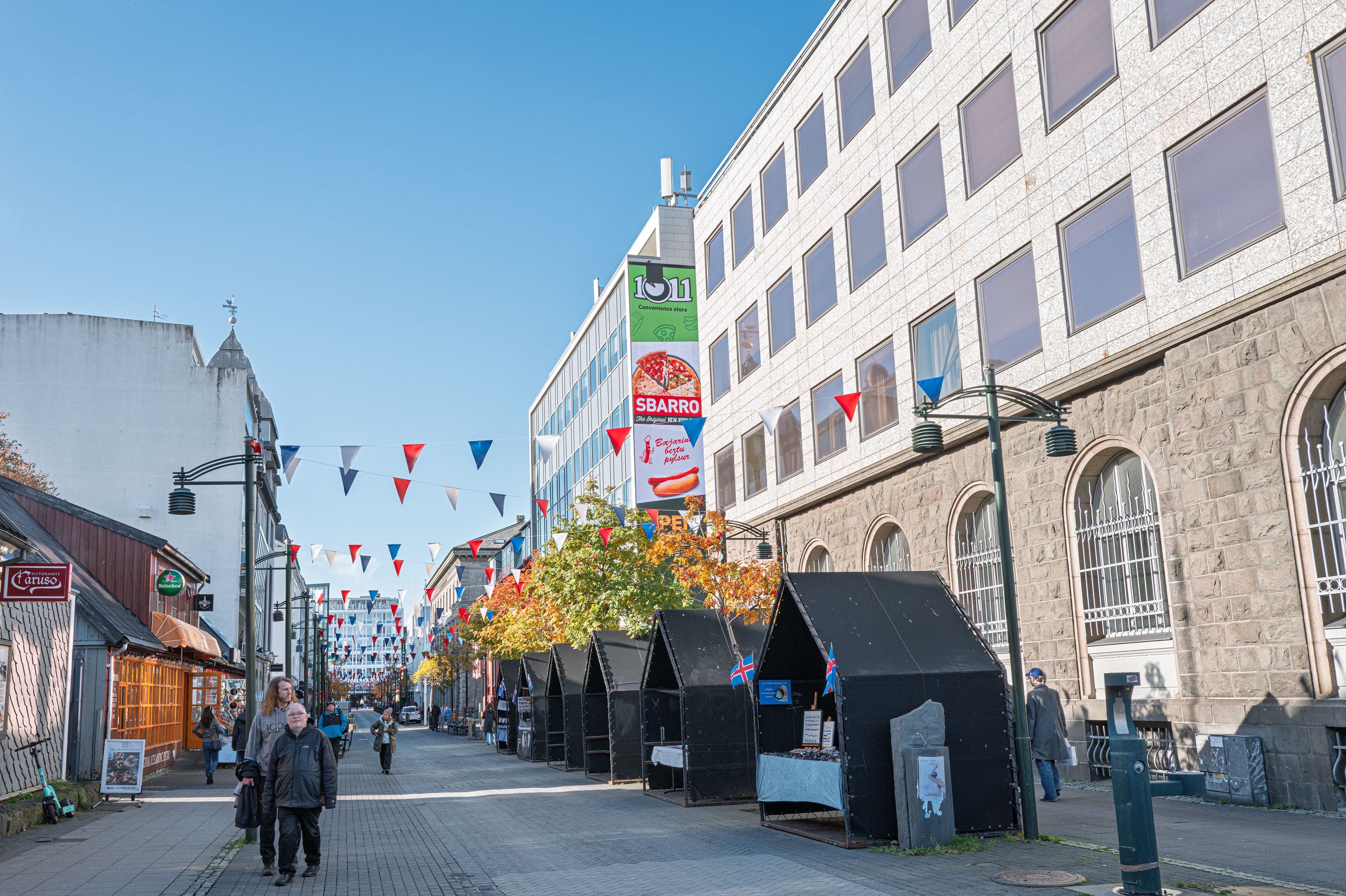 Aðalstræti street in Reykjavik