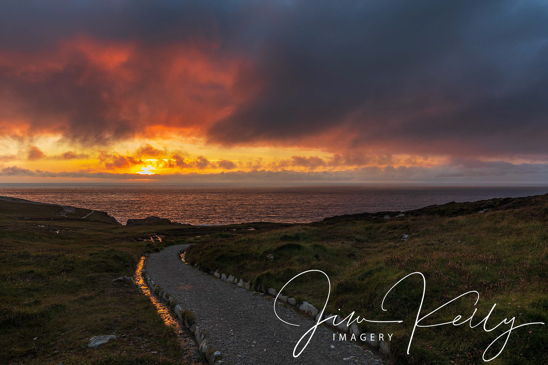 Sunset at Malin Head (Ref: DIG14481)