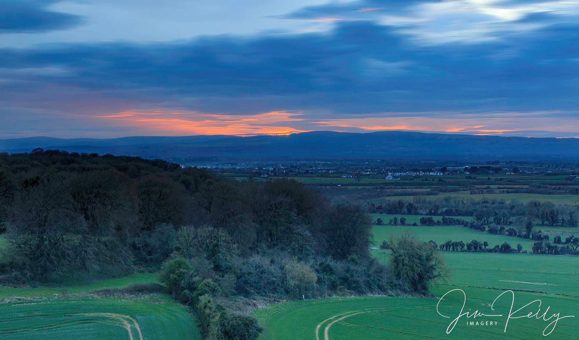 Sunset Over Portlaoise (Ref: DIG17514)