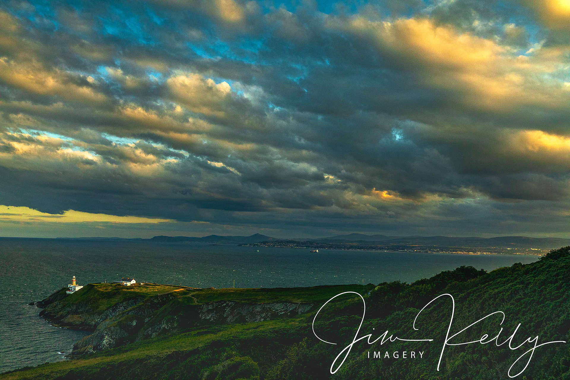 Sunset at Bailey Lighthouse (Ref: DIG14283)
