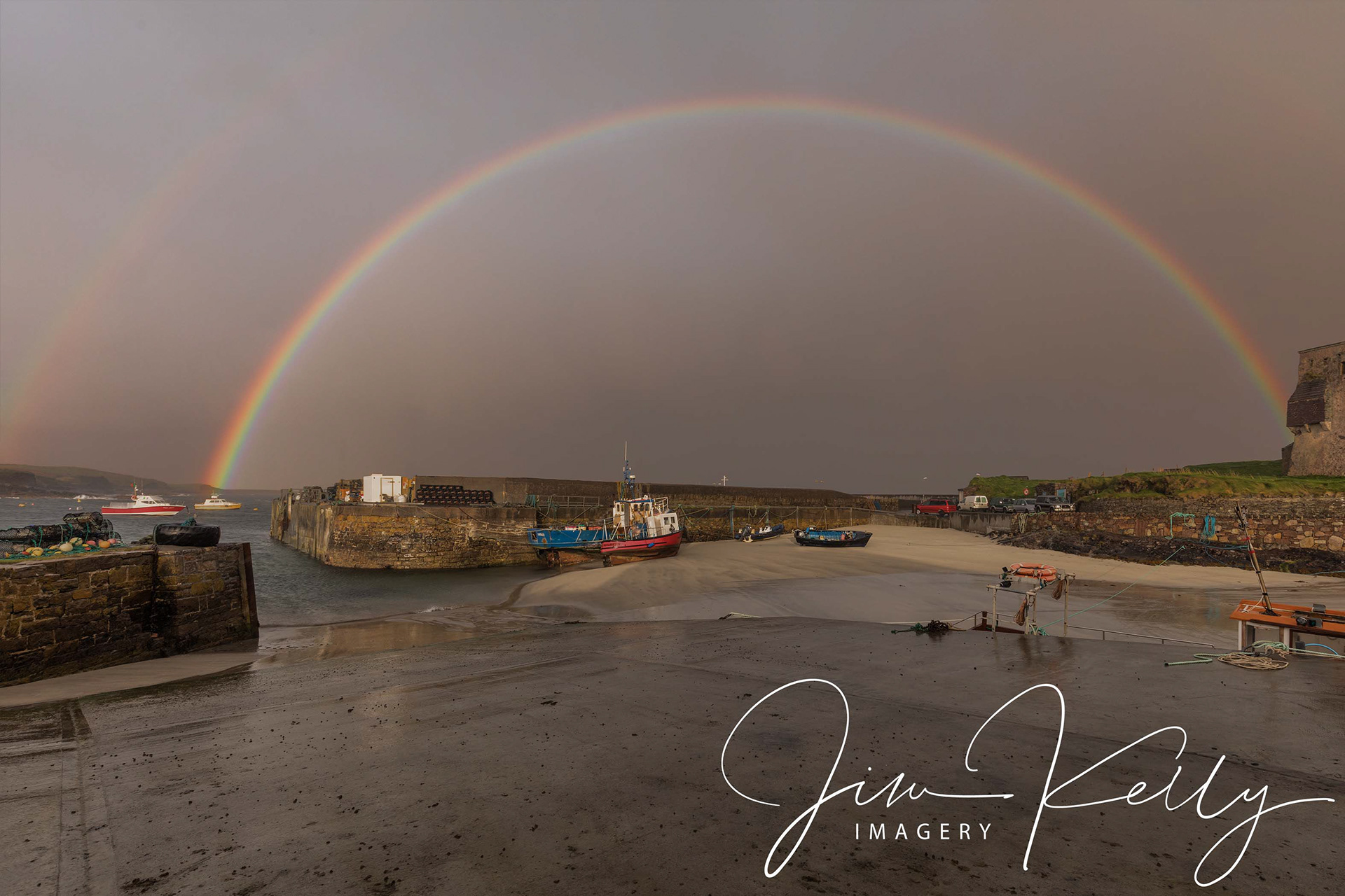 Double Rainbow on Clare Island (Ref: DIG08116)
