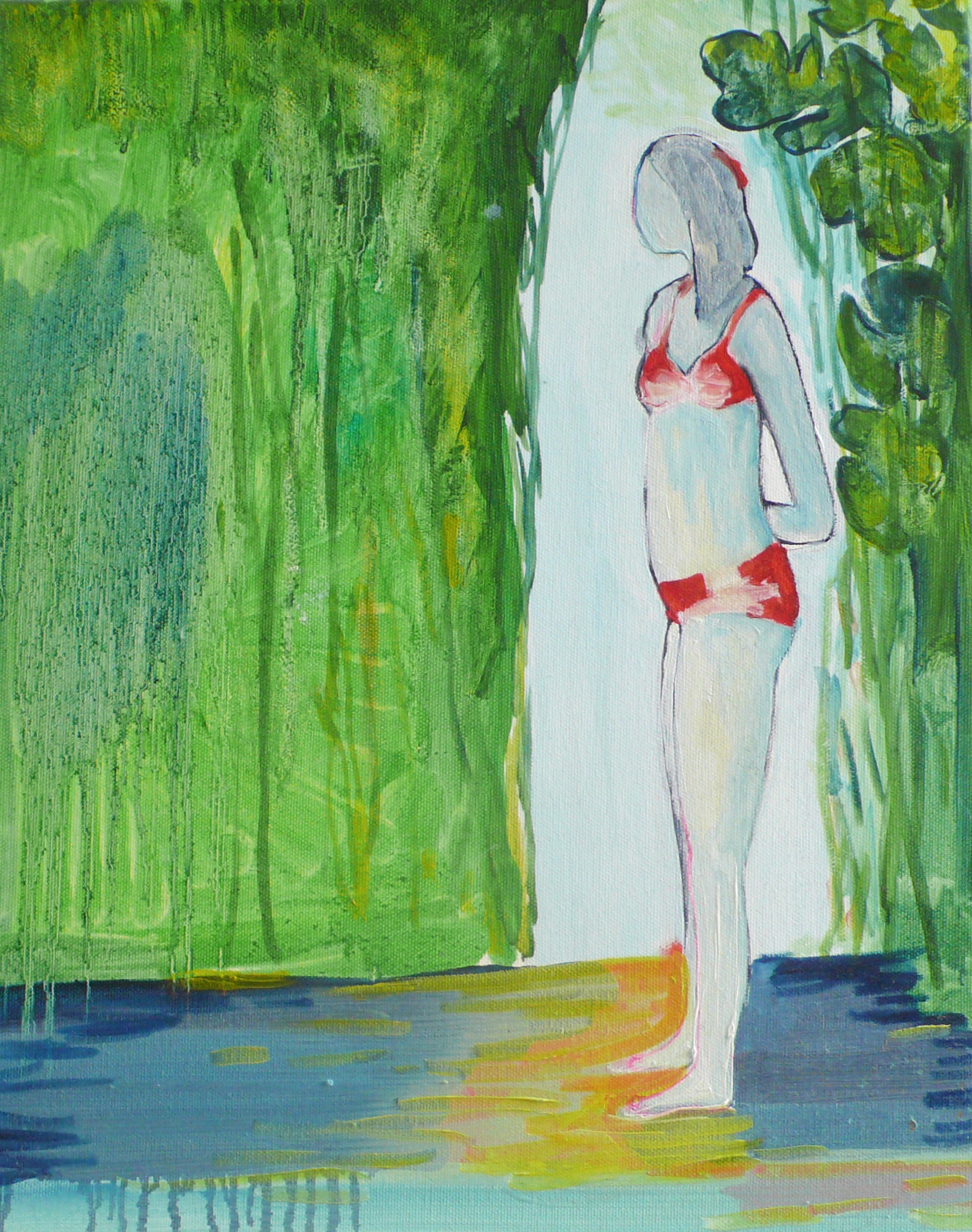 Bon et Bien ; acrylique sur toile 2010 30x40 cm. 270 €