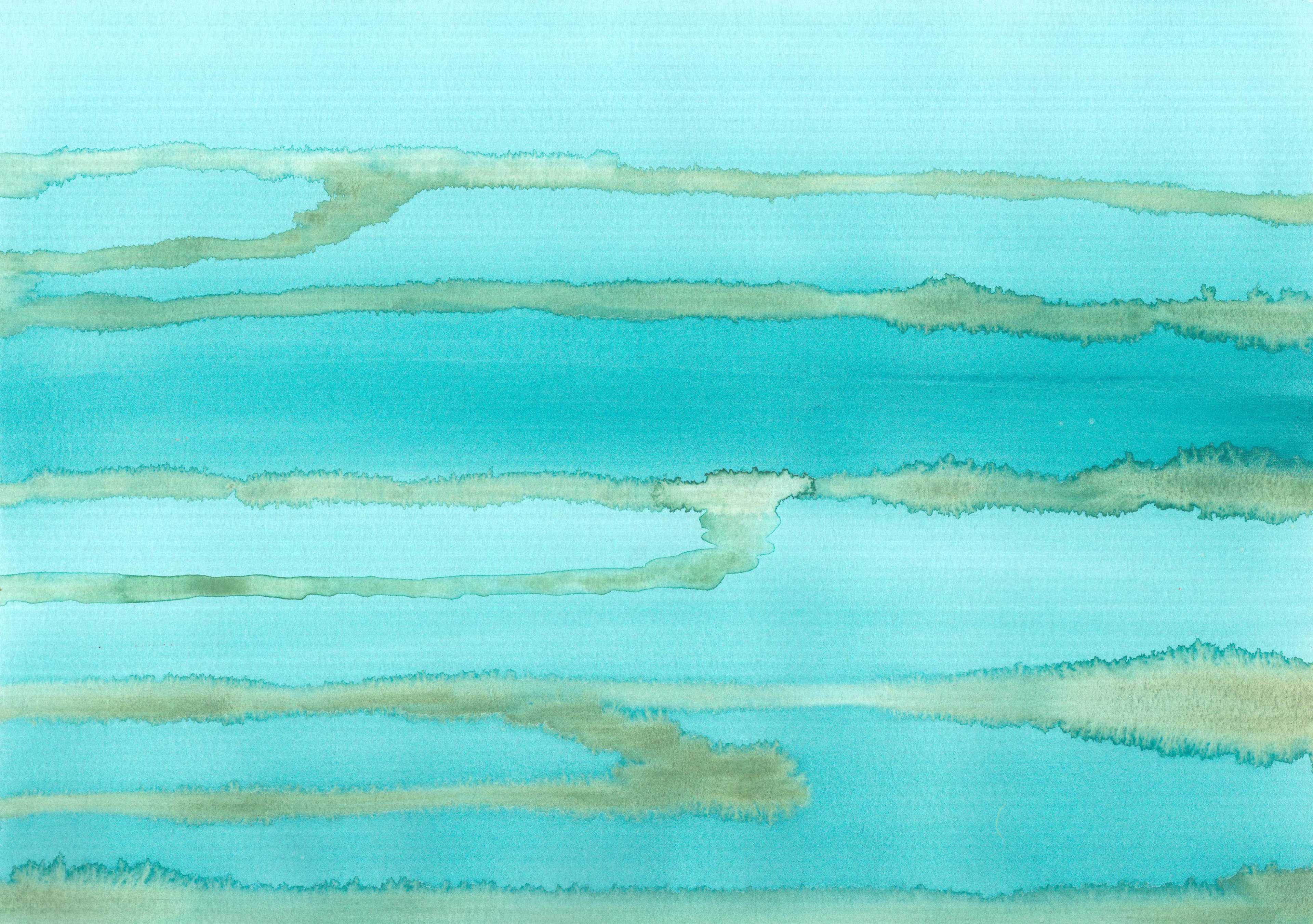 eau turquoise et translucide