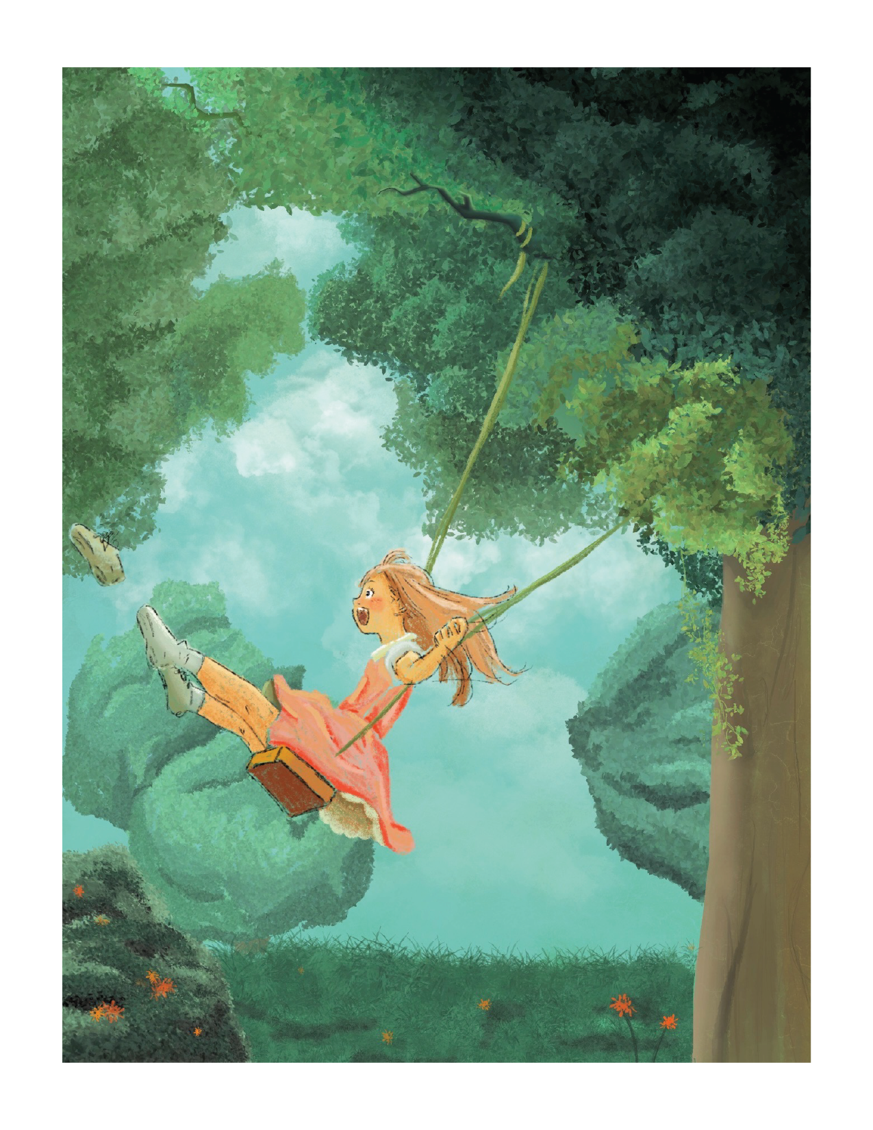 Girl on the Swing