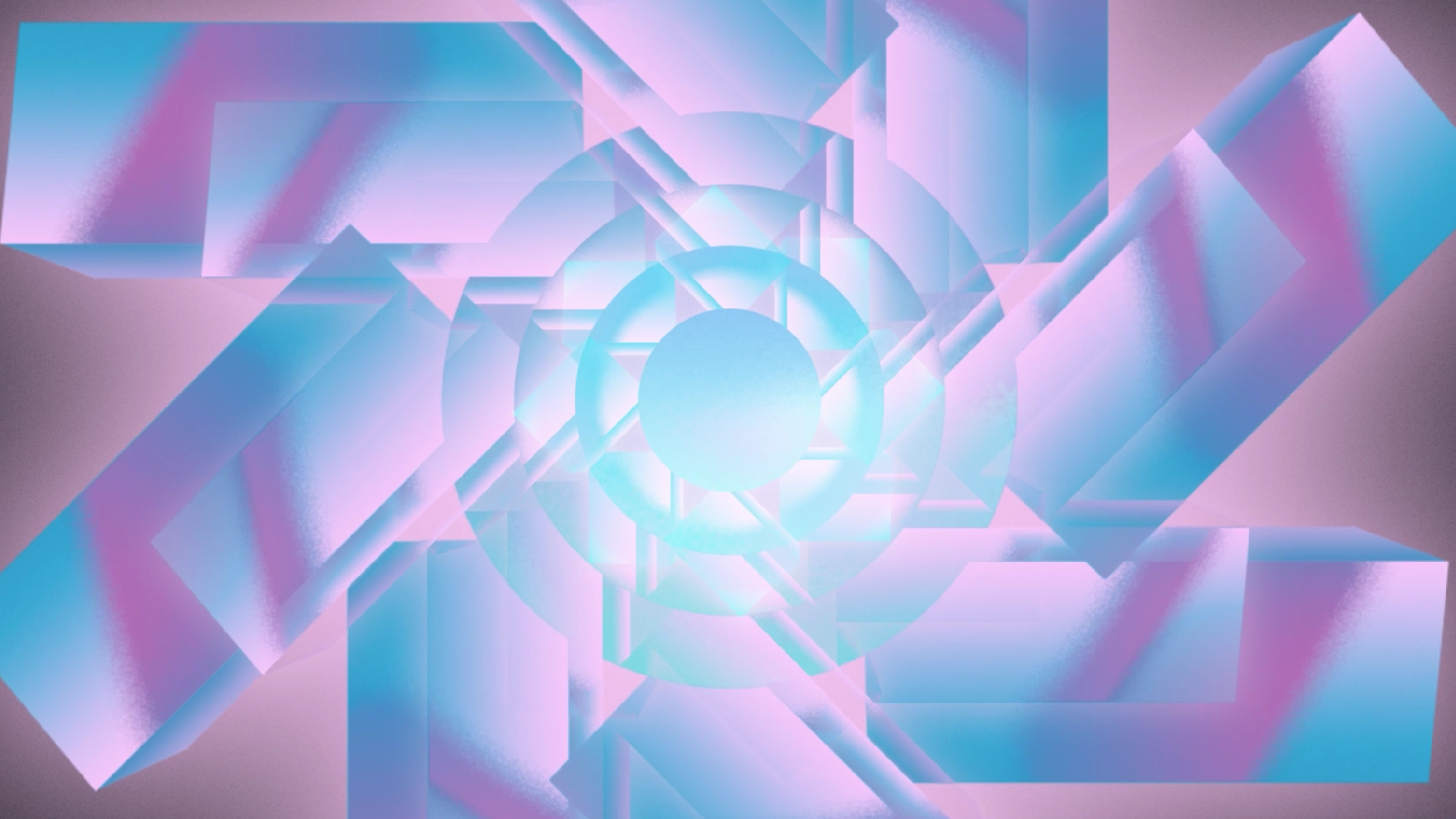 Glass flower opening