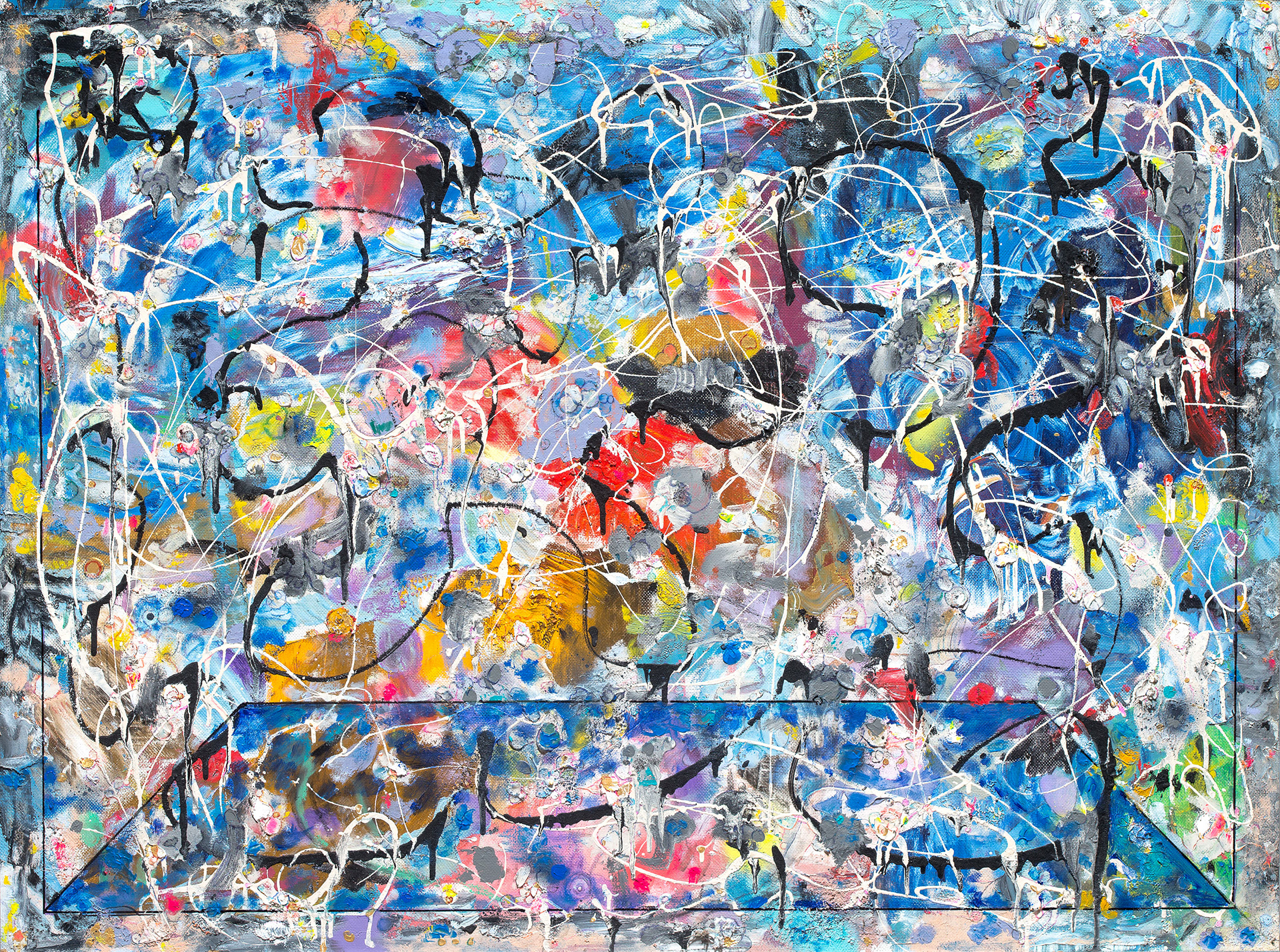 Motive of The Lake, 91 x 122 cm, 2015