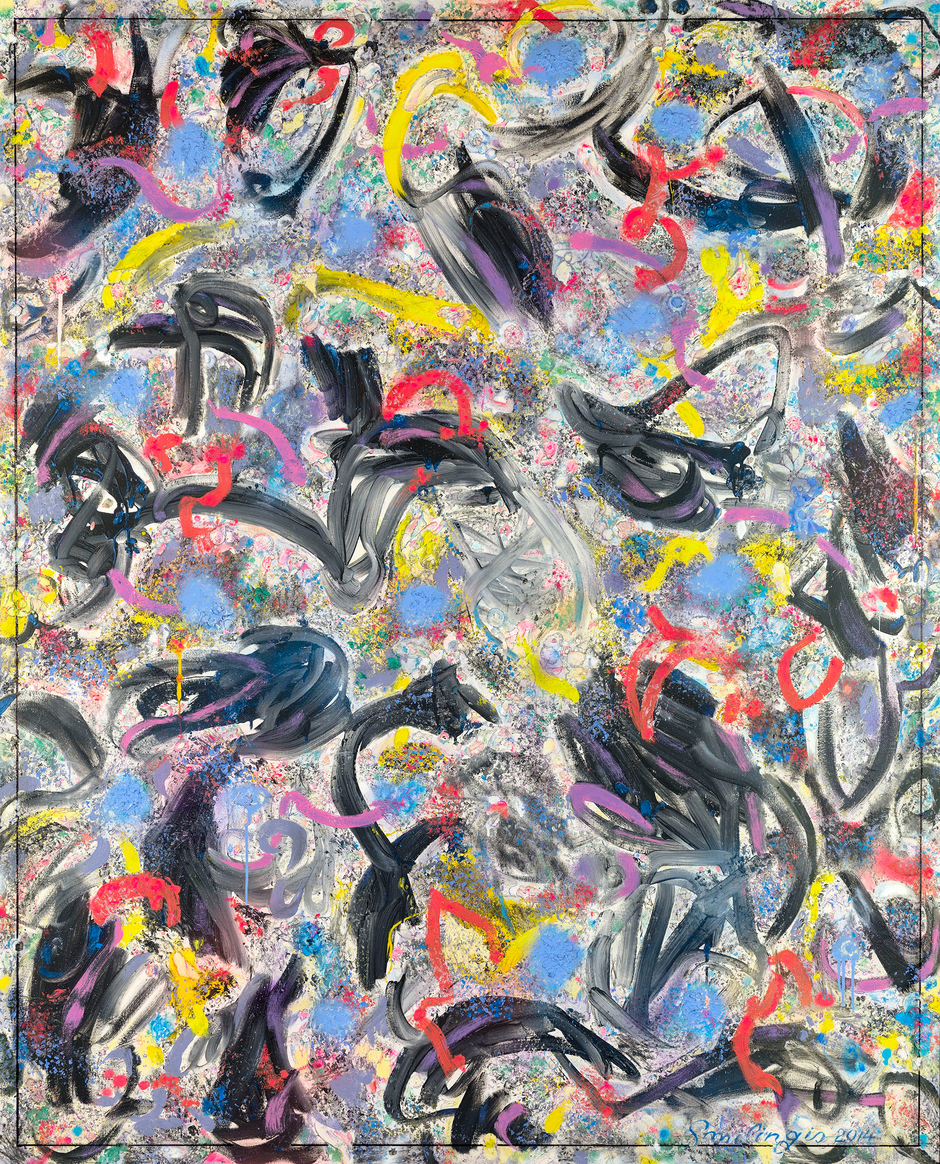 Swirls, 160 x 130 cm, 2014