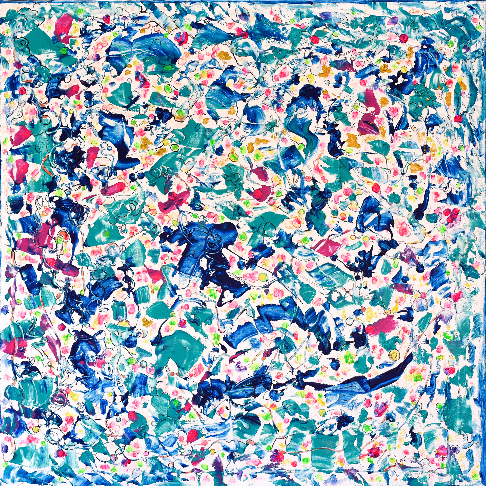 Cold Blossom, 100 x 100 cm, 2020