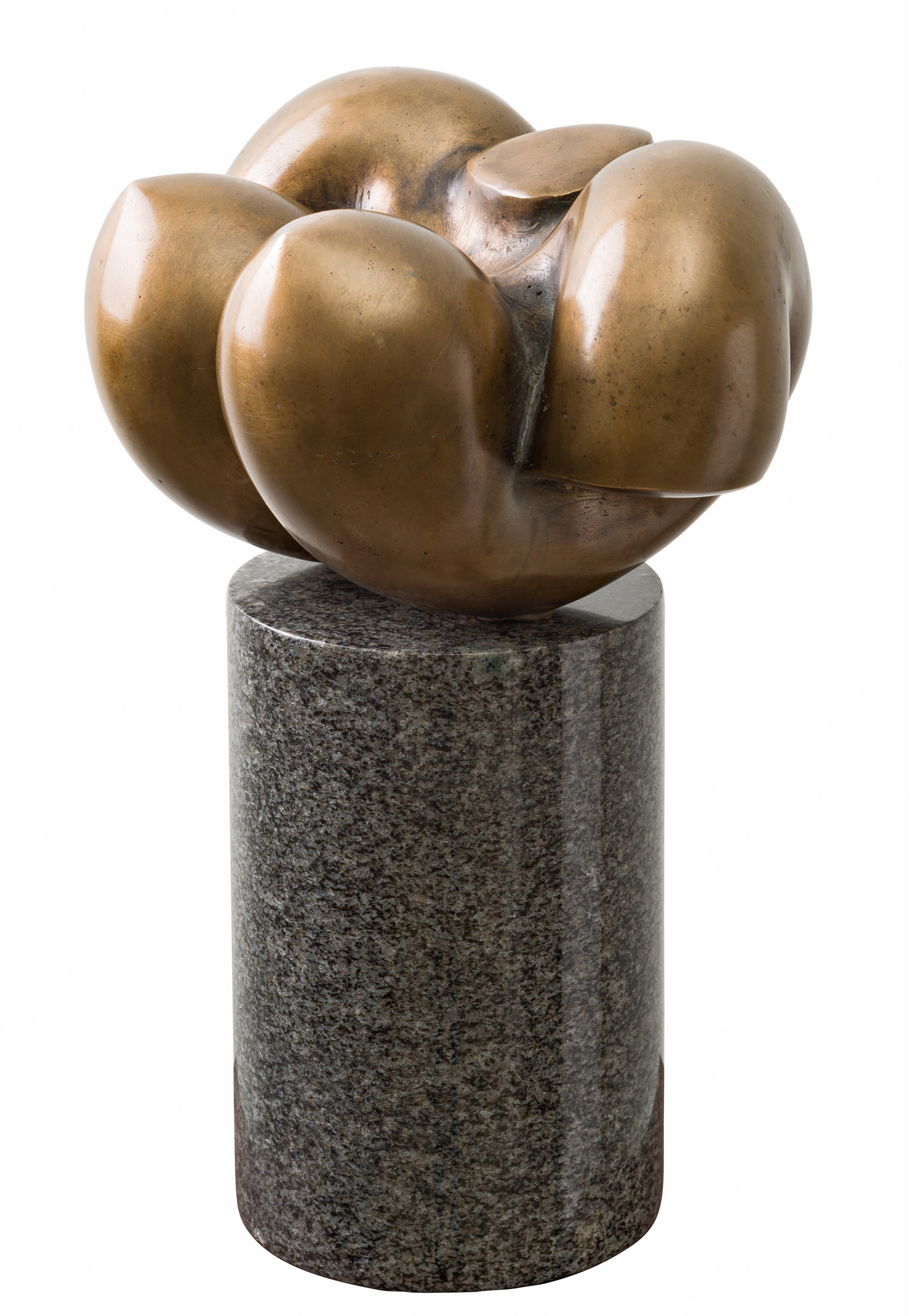Torso Fragment, bronze, granite, H 33 cm, 1982