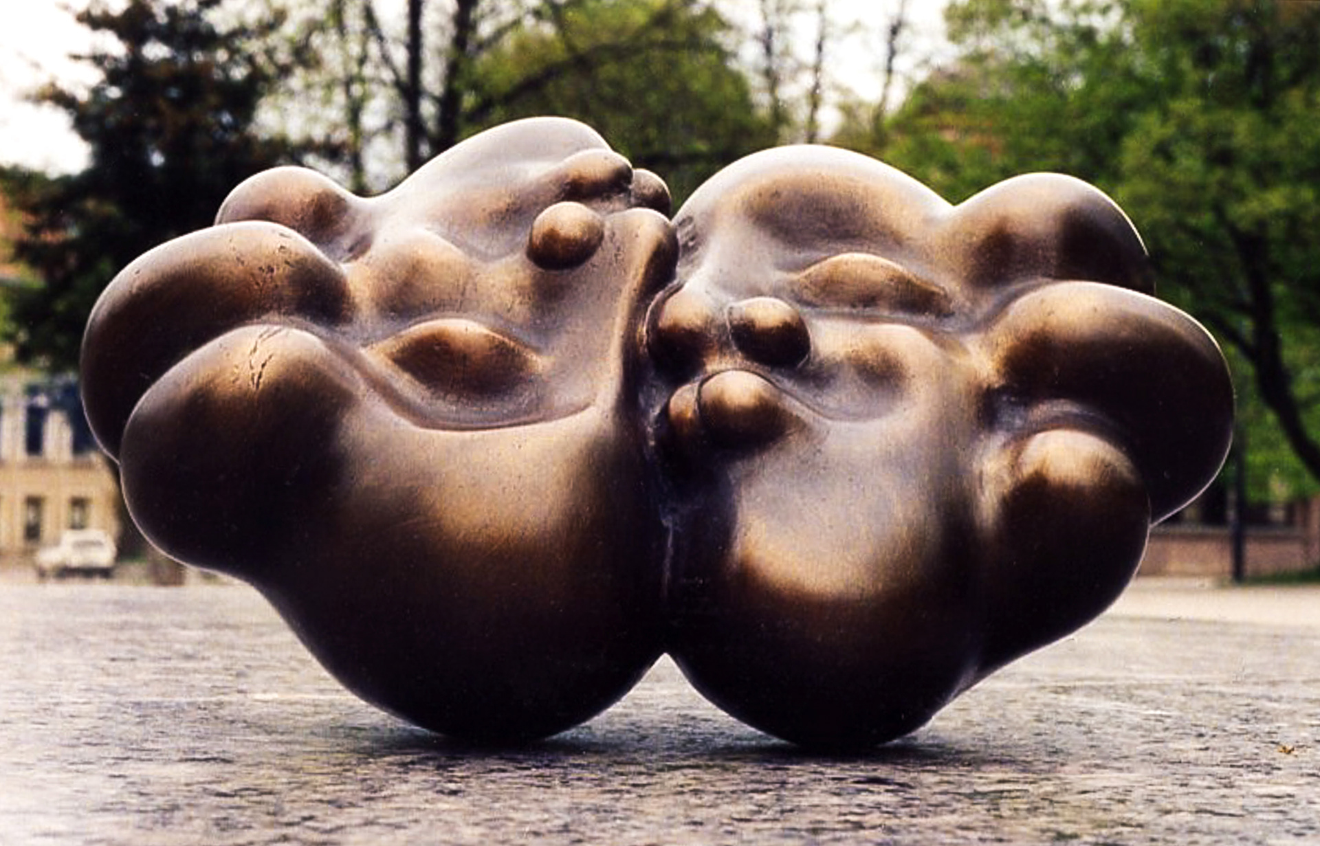 Twins, bronze, H 13.5 cm, 1990