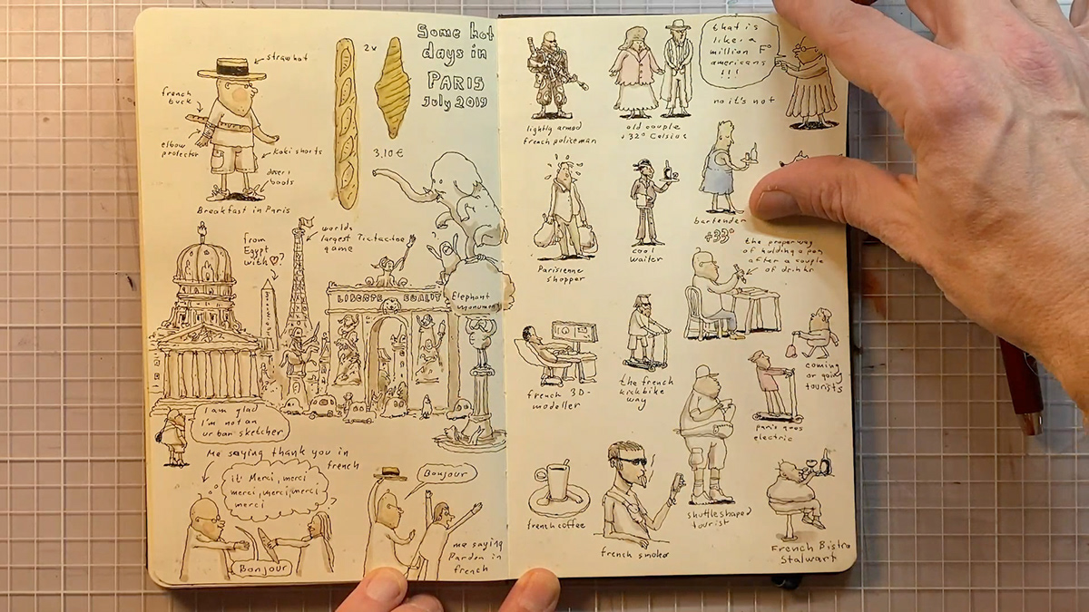 Mattias Adolfsson - Moleskine Sketchbook 37