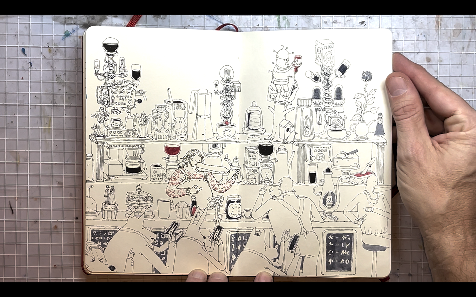 Mattias Adolfsson - Moleskine Sketchbook 38