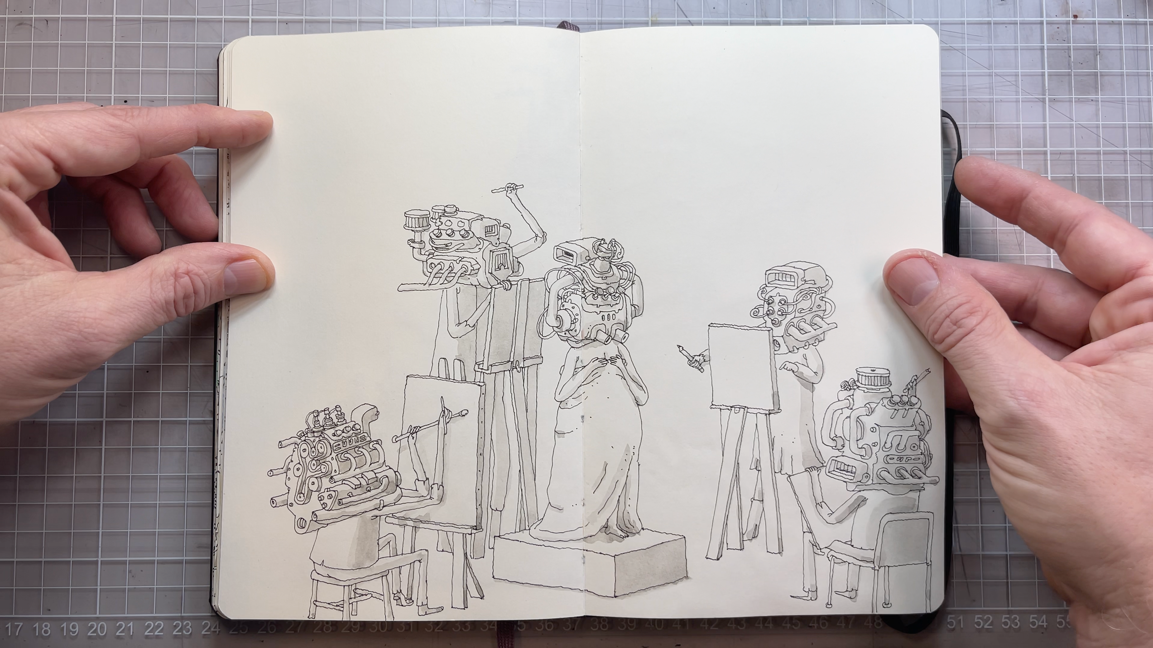 Moleskine sketchbook 41 by MattiasA on DeviantArt