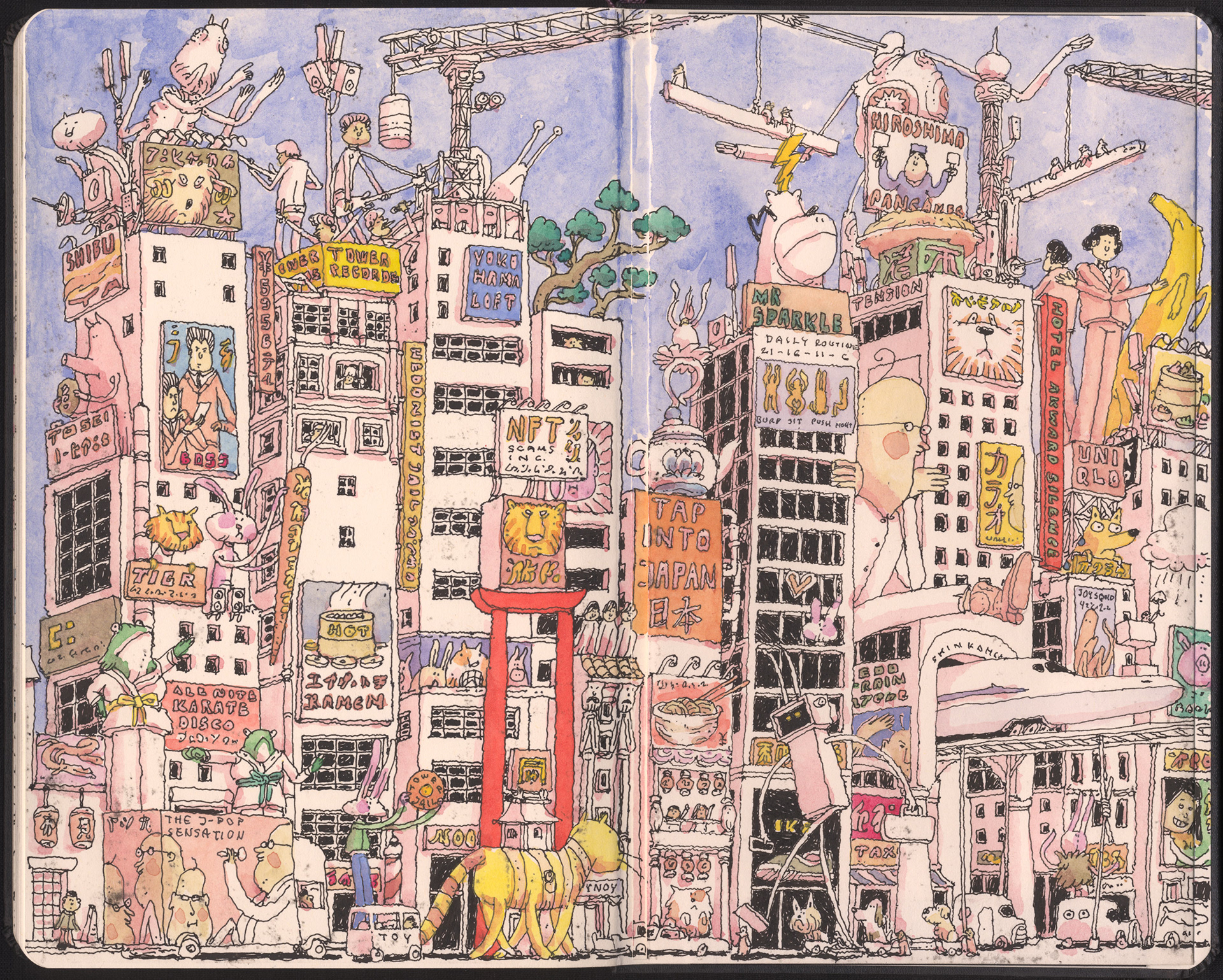 Mattias Adolfsson - Japan Sketchbook