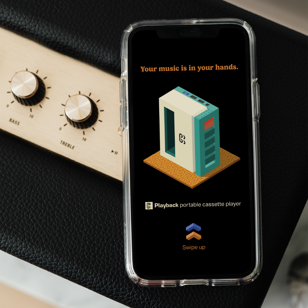 Instagram story advertisement