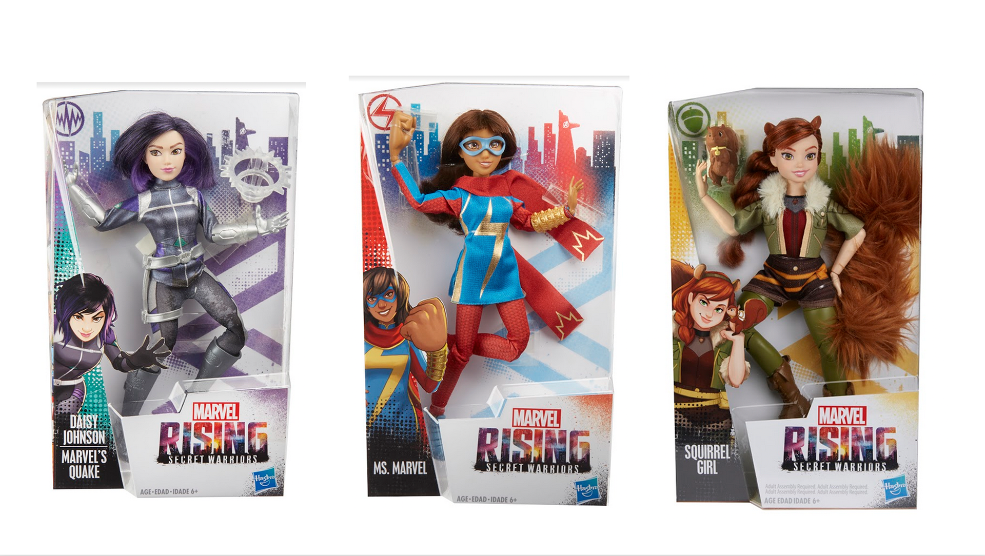 Marvel Rising Packaging -Brand Graphics Development, Logo Design