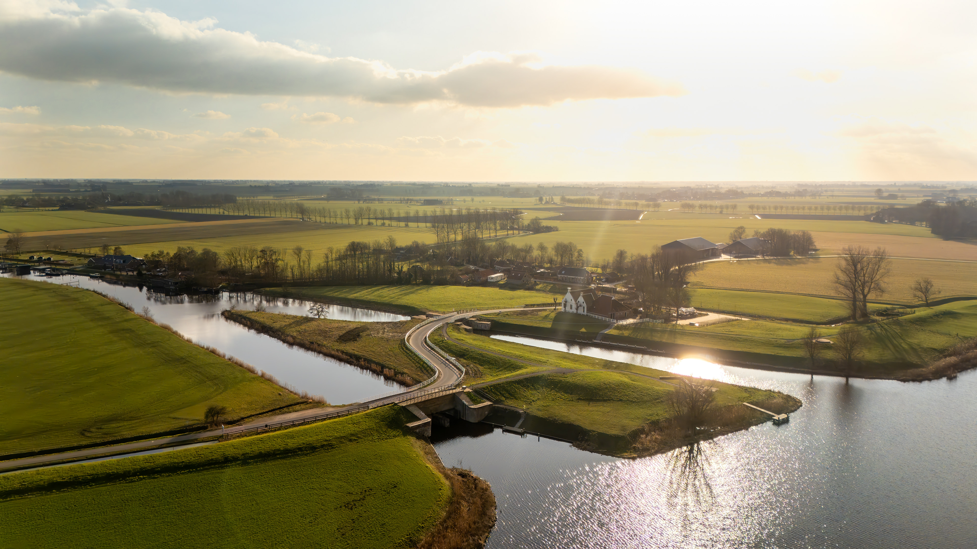 Reitdiep bij Aduarderzijl