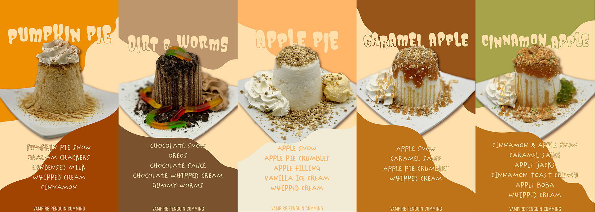Instagram Story posts for new menu items