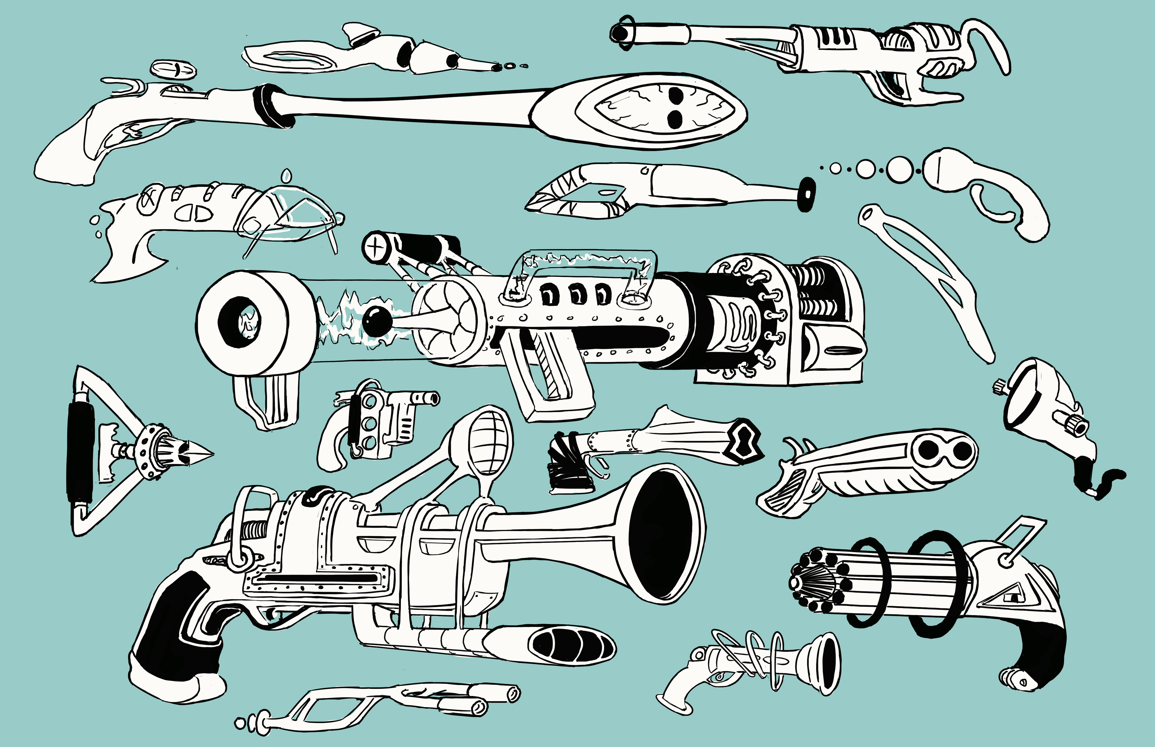 Space Guns!
