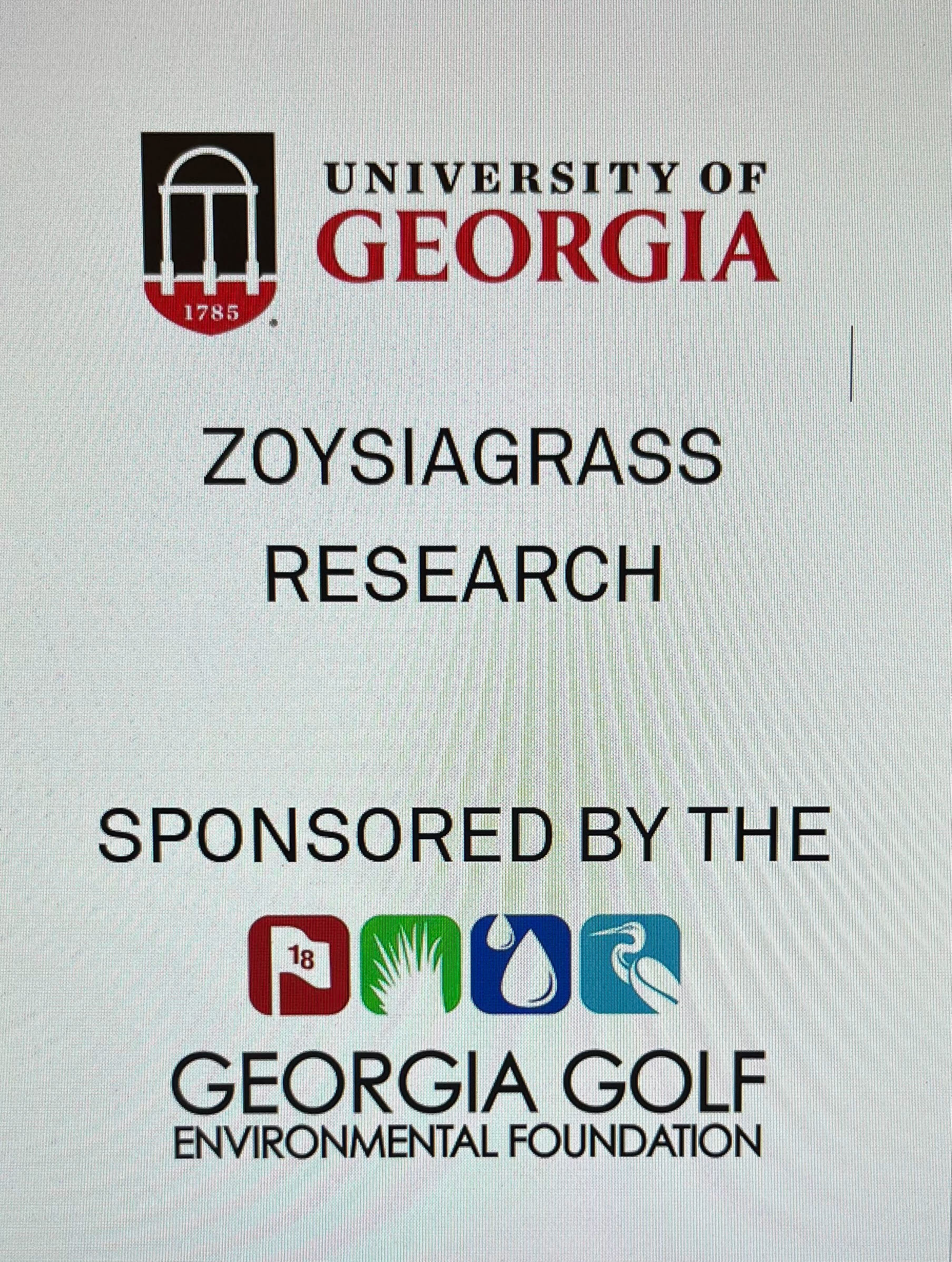 Collaborated with UGA - Zoysiagrass resaerch 