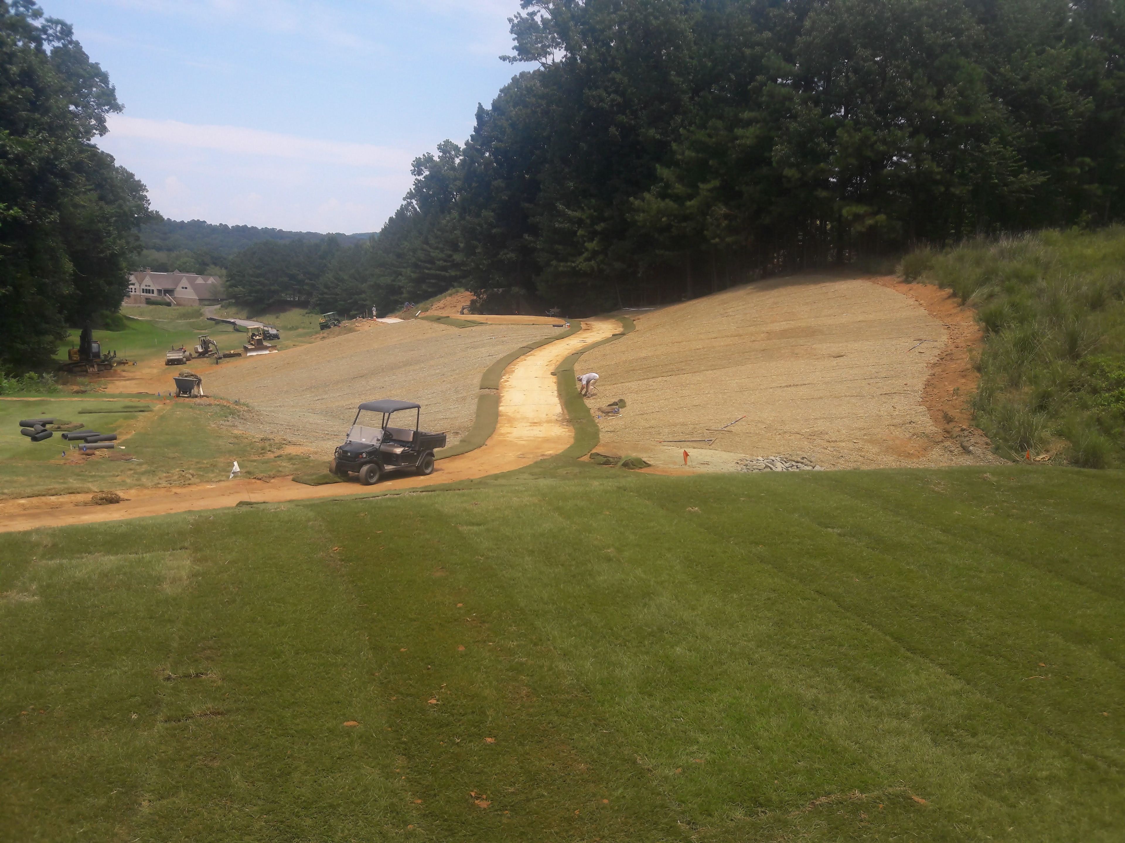 2017 Renovation Settindown 18th hole