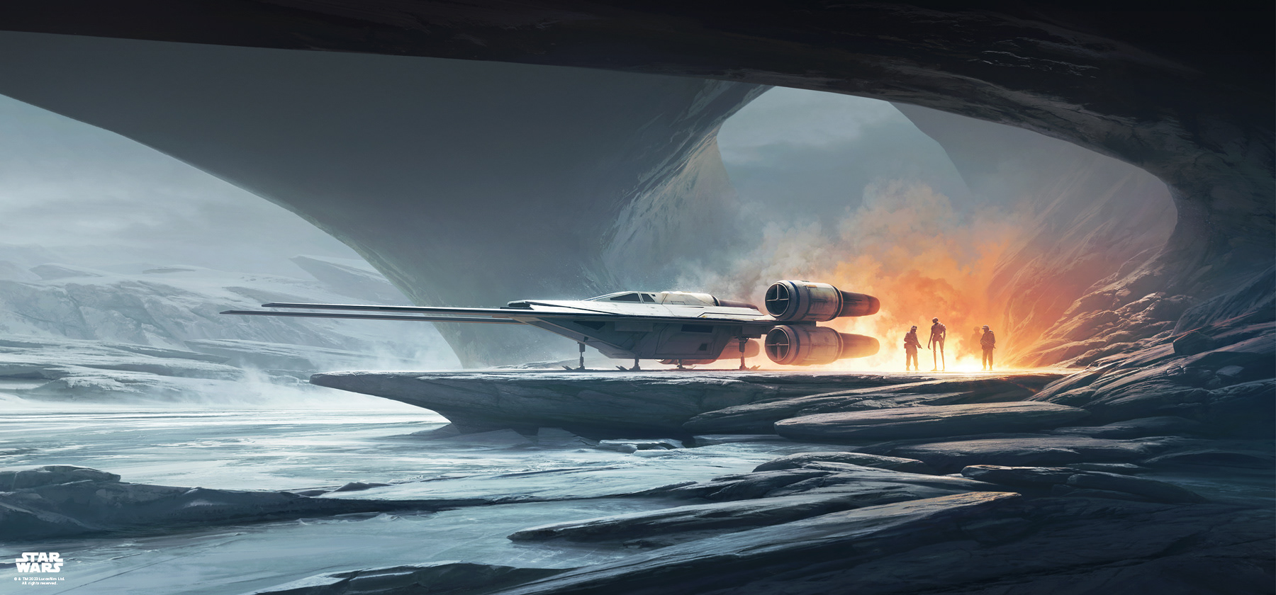 Malcolm Tween STAR WARS™ / Extraction Team Bravo Officially Licensed Limited Edition Print for Star Wars Celebration London 2023.