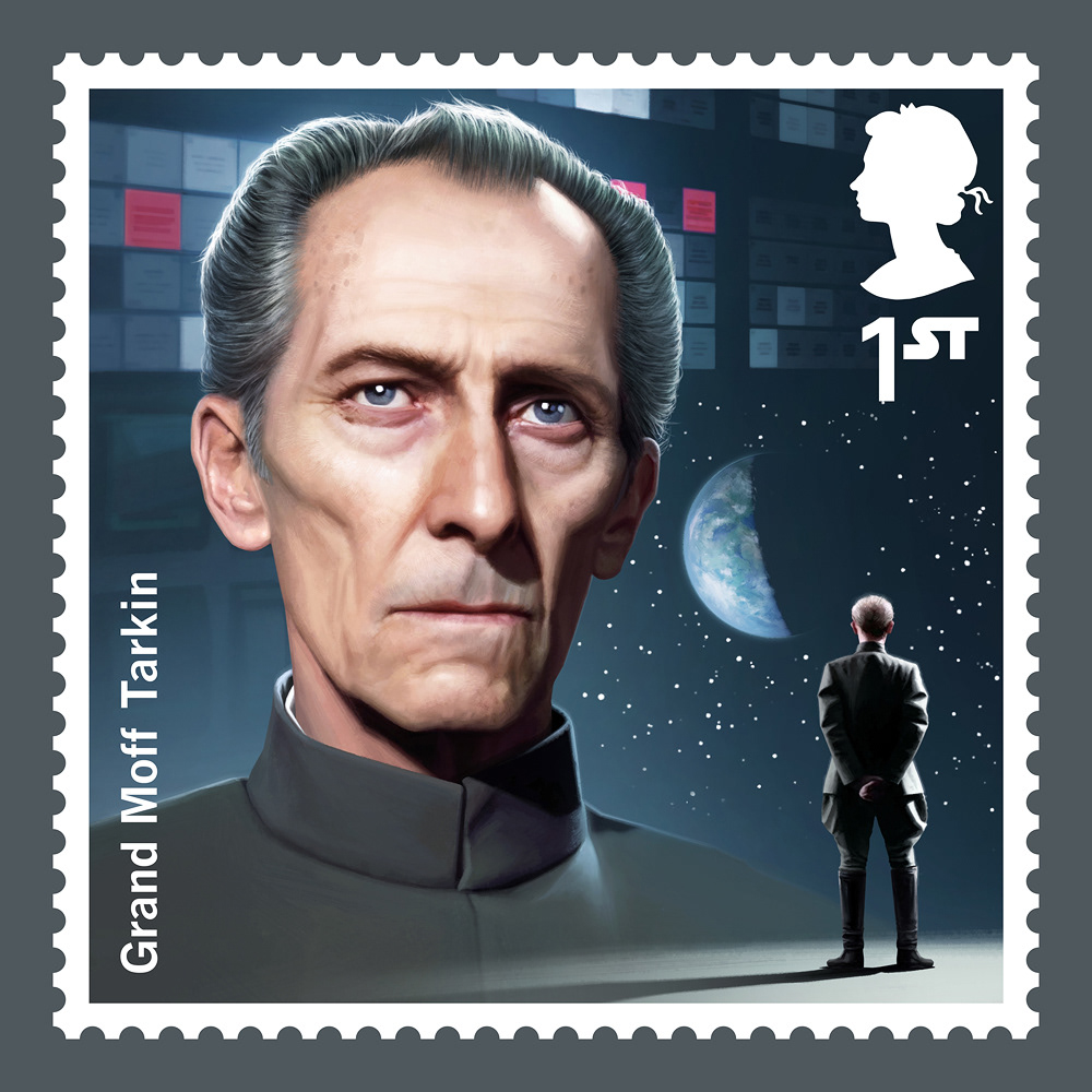 Royal Mail Star Wars Stamp 2019 by Malcolm Tween Grand Moff Tarkin