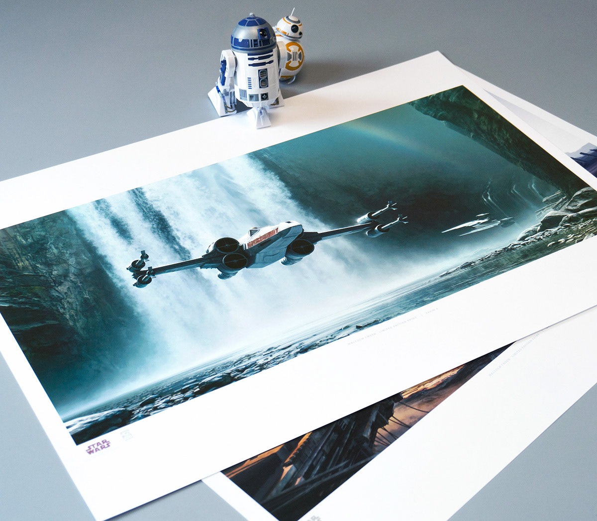 Yavin 4 limited edition STAR WARS Art Print by Malcolm Tween