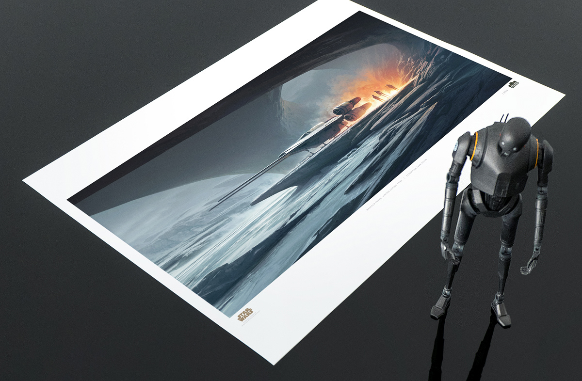 malcolm Tween STAR WARS™ / Extraction Team Bravo Officially Licensed Limited Edition Print for Star Wars Celebration London 2023.