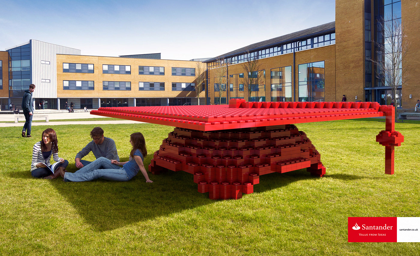 santander red bricks campaign