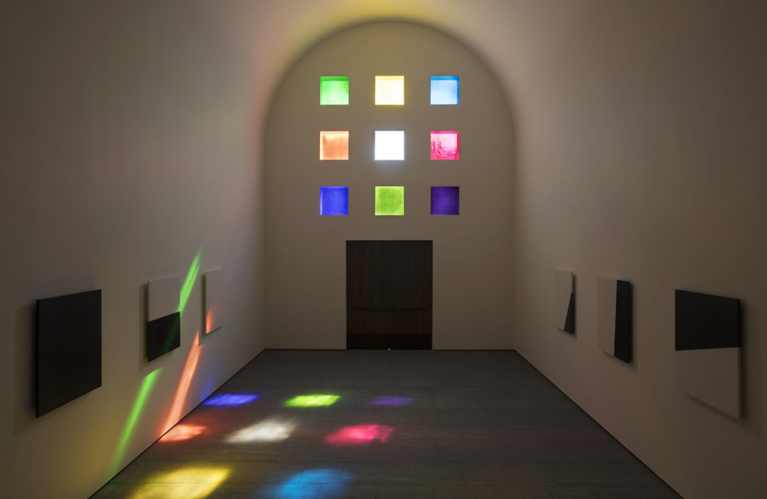 Inside of Ellsworth Kelly's Austin. Credit: Blanton Museum