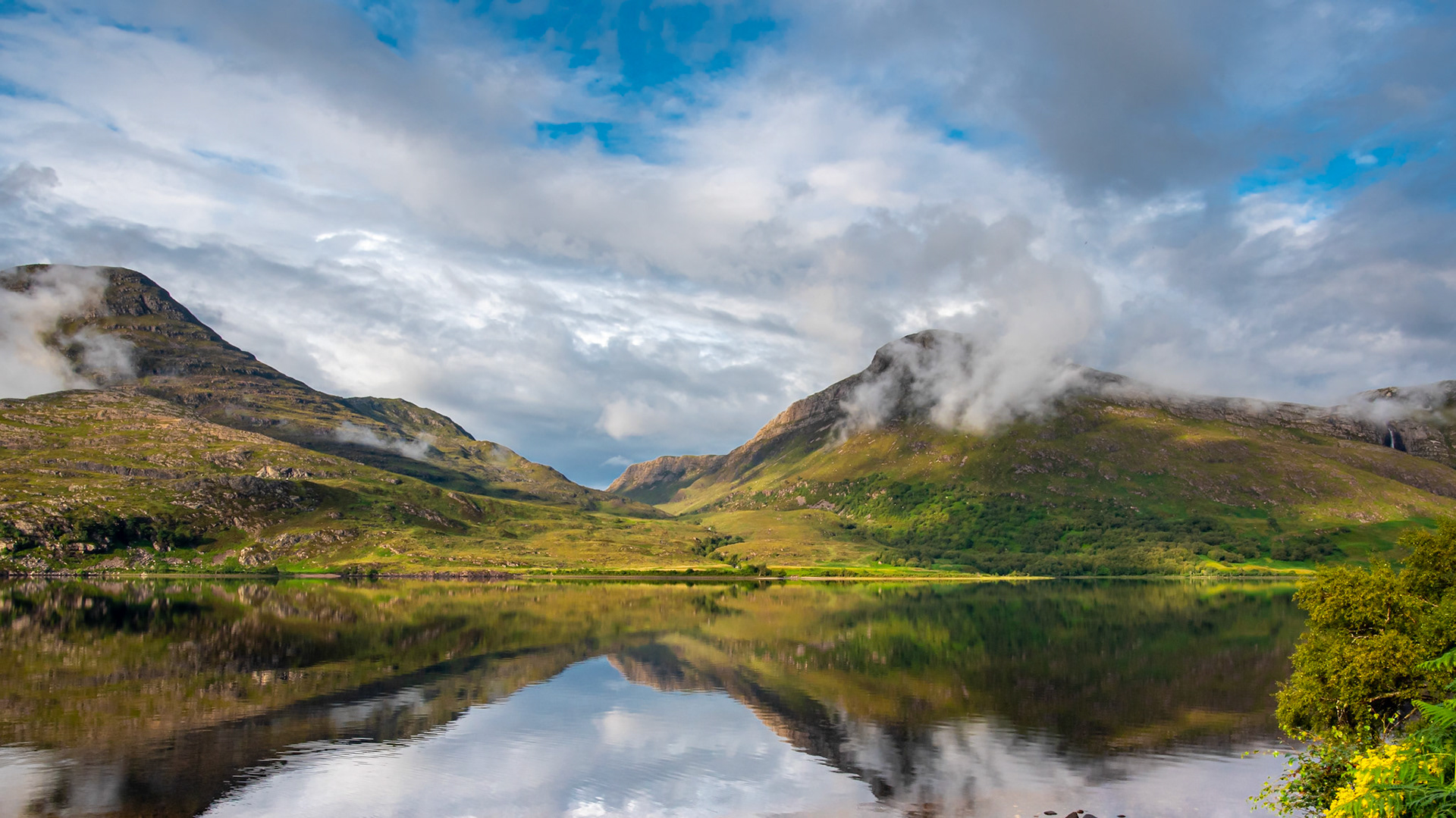 Slioch Across Loch Maree