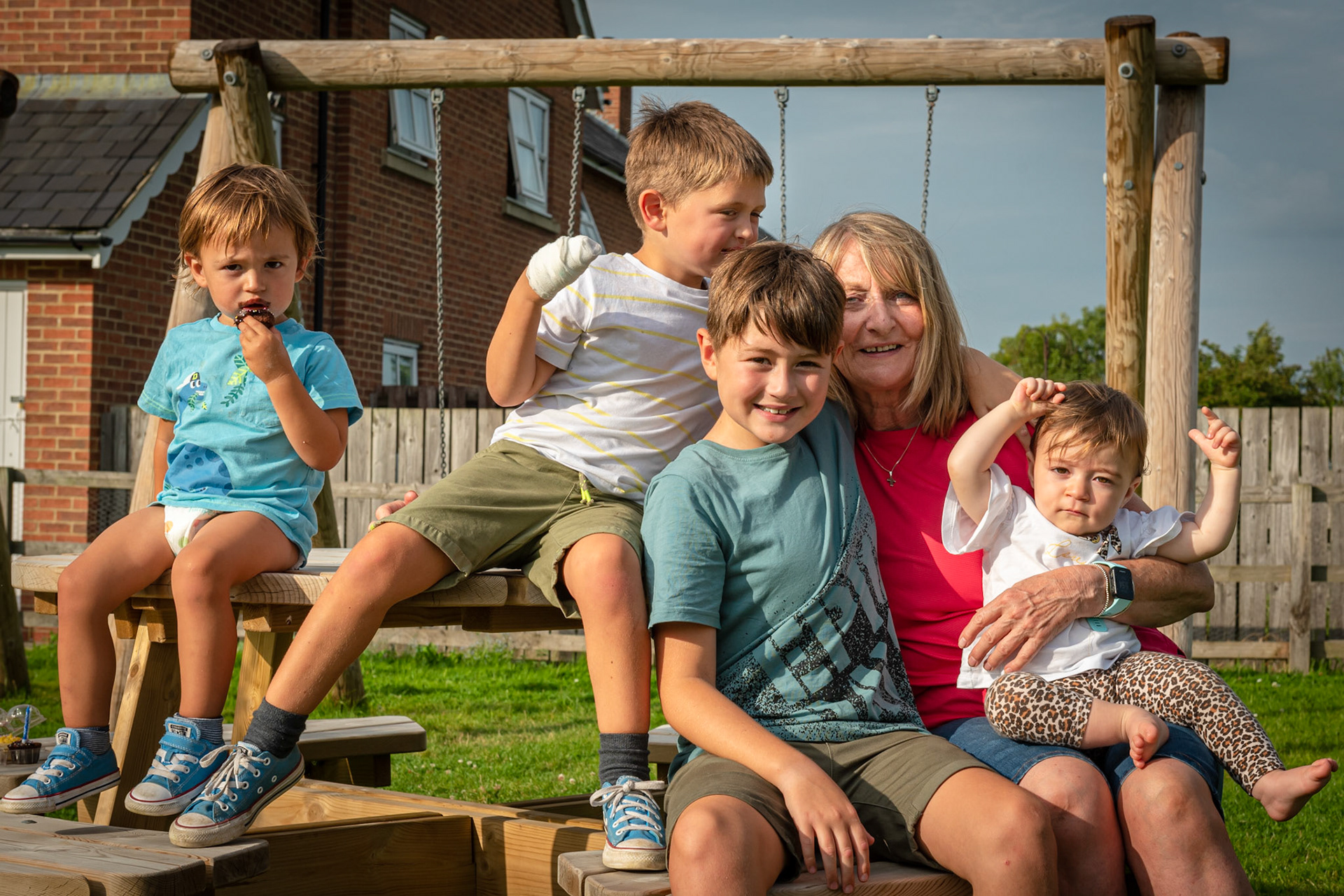 With the Grandchildren