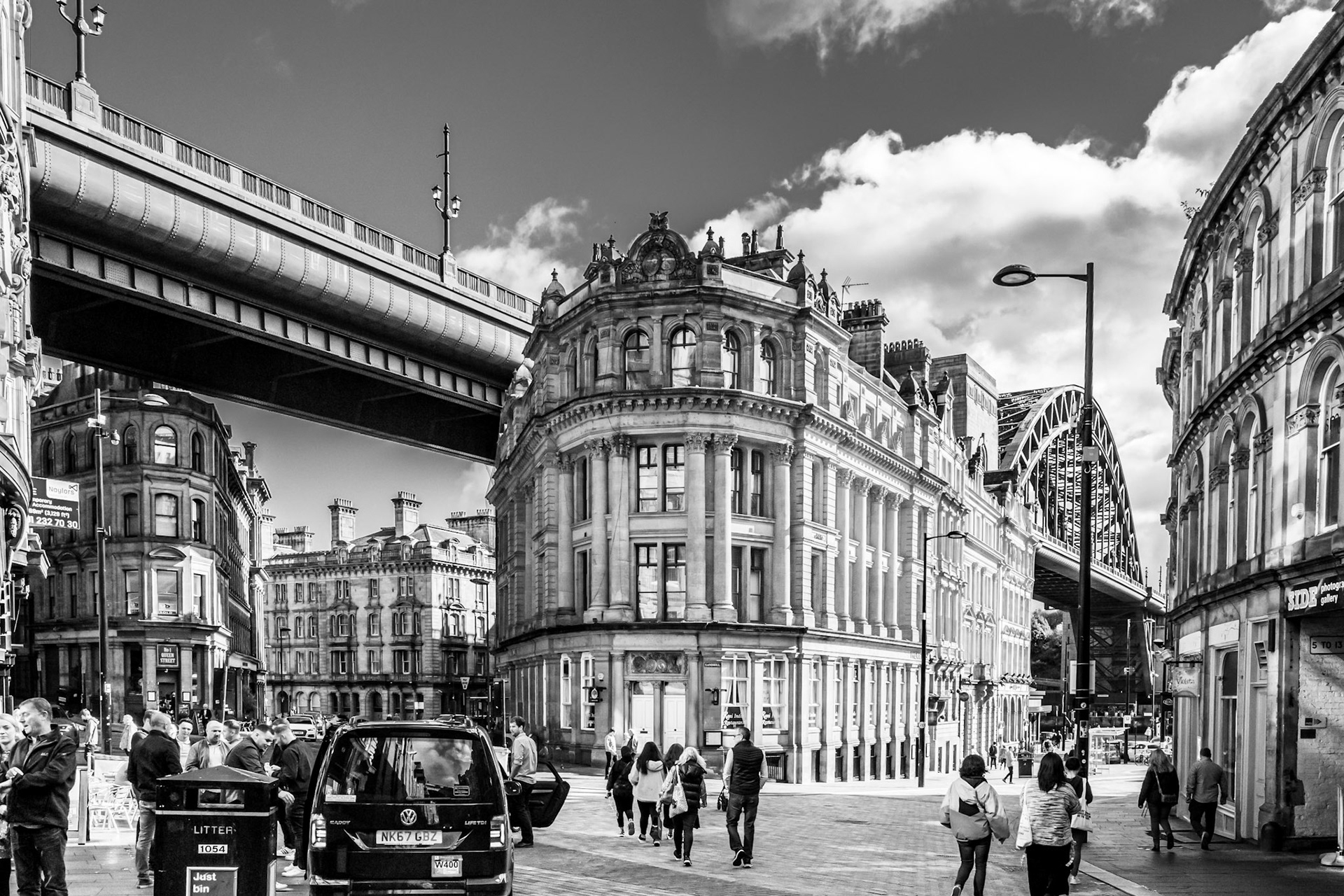 Tyne Bridge from Side