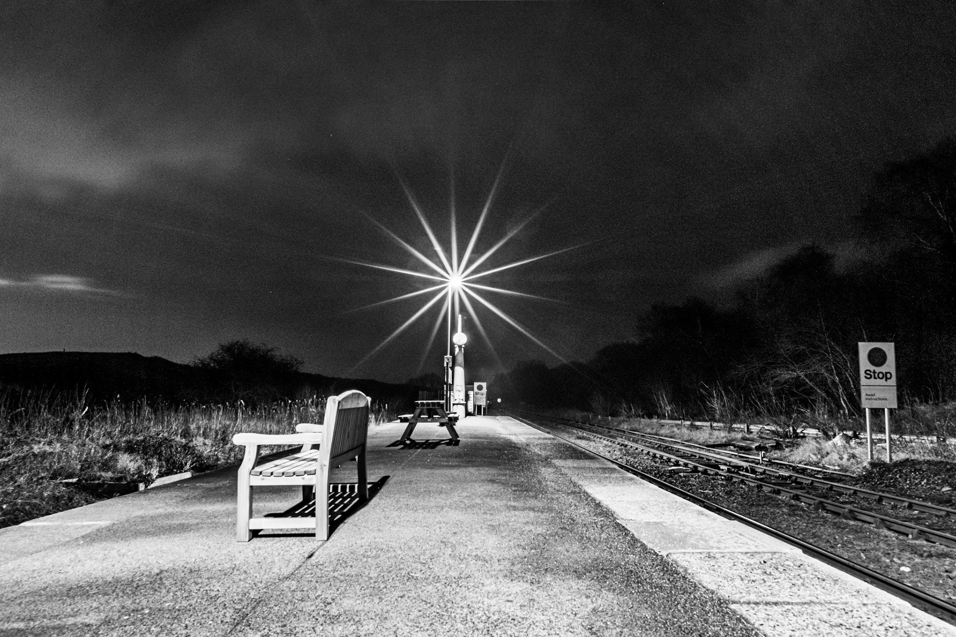 Rural Station Evening